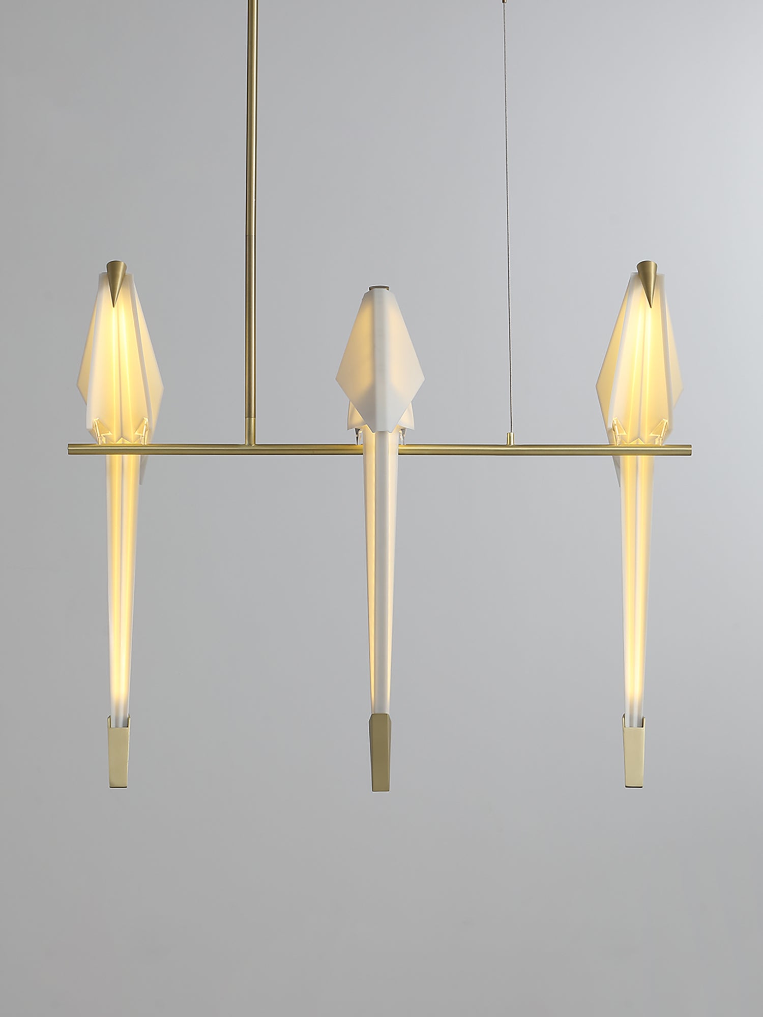 Lustra Chandelier Grue en Papier Sculpturale LED - Neutralighting