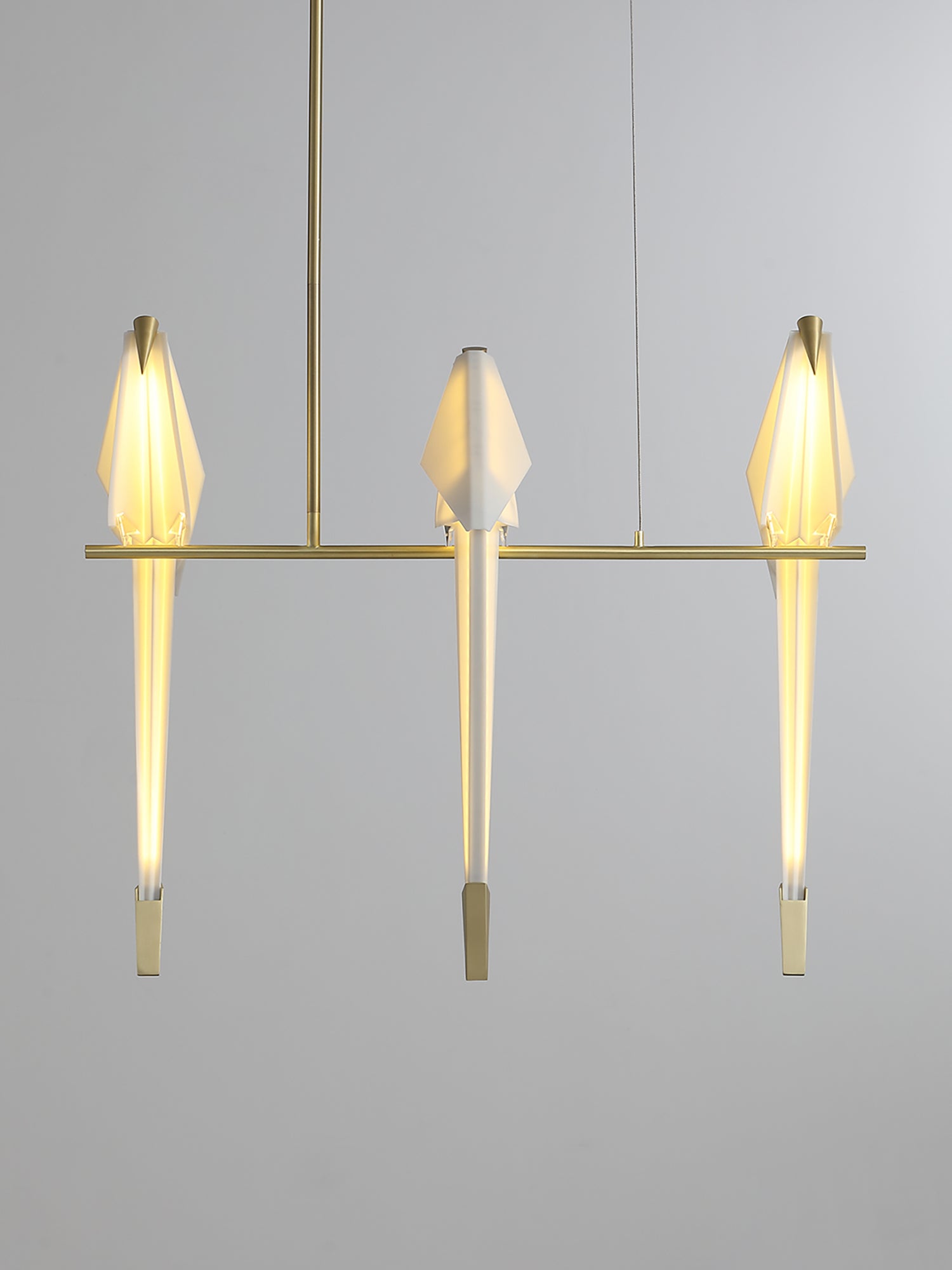 Lustra Chandelier Grue en Papier Sculpturale LED - Neutralighting