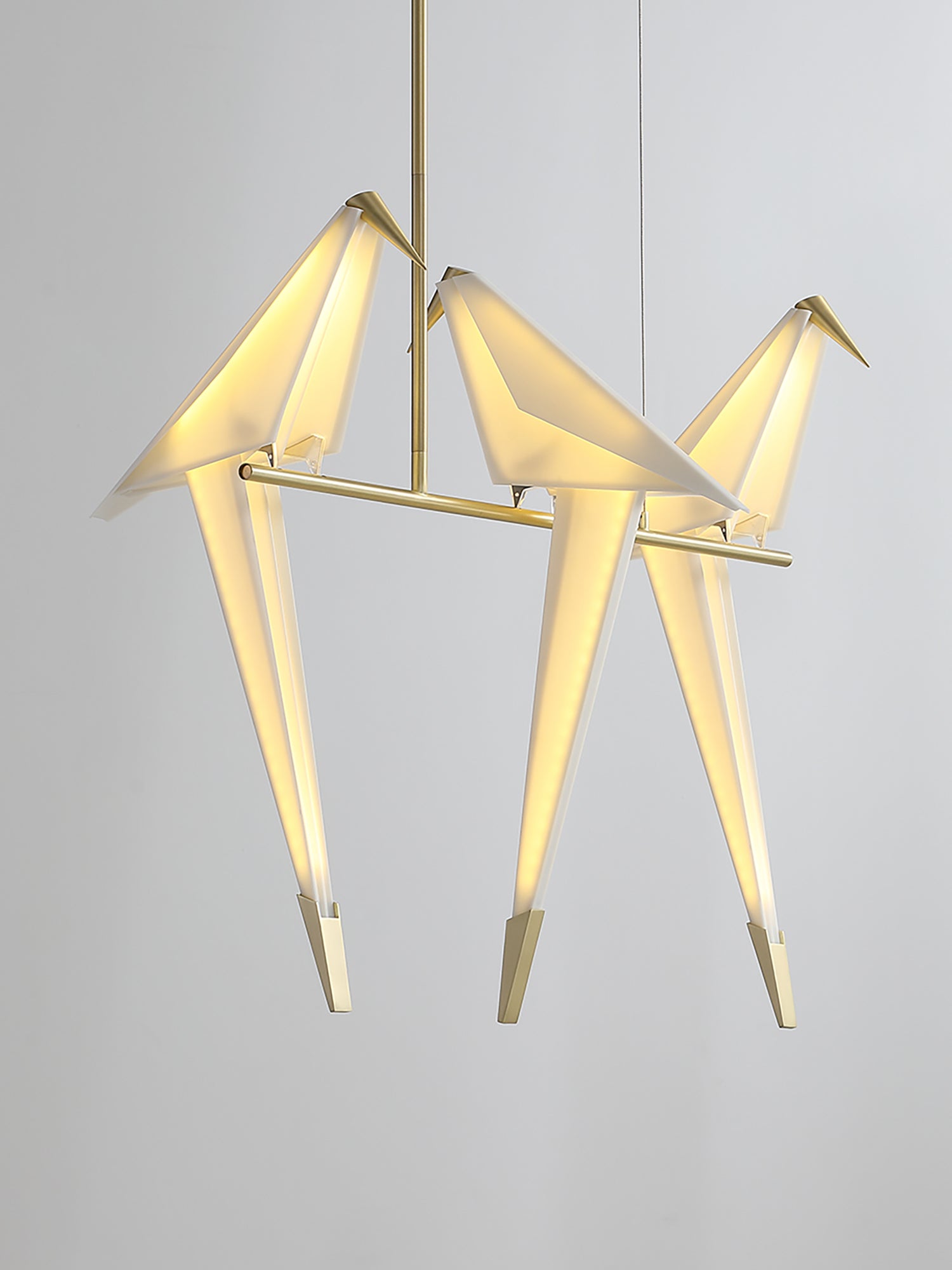 Lustra Chandelier Grue en Papier Sculpturale LED - Neutralighting
