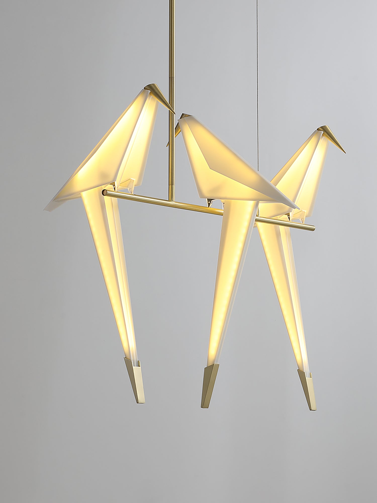 Lustra Chandelier Grue en Papier Sculpturale LED - Neutralighting