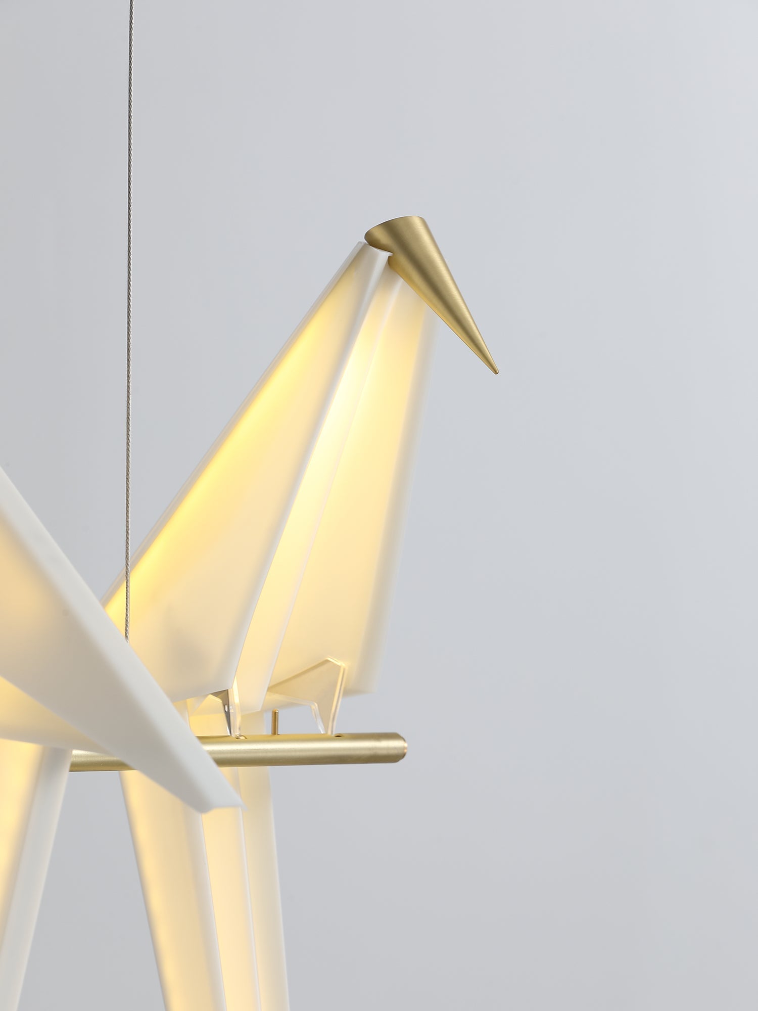 Lustra Chandelier Grue en Papier Sculpturale LED - Neutralighting
