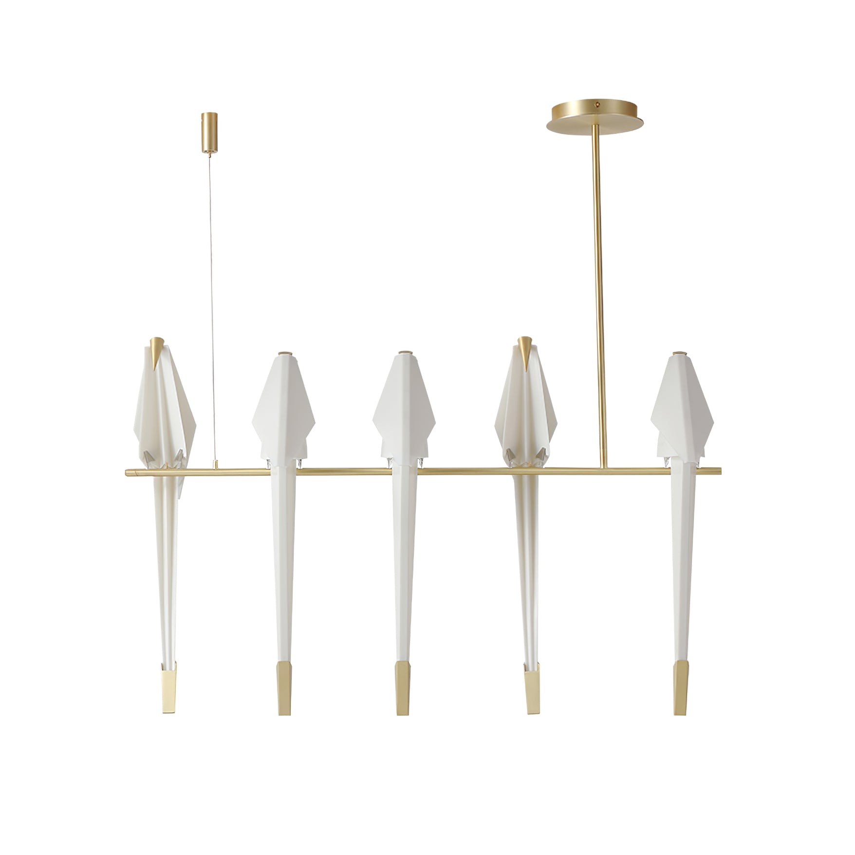 Lustra Chandelier Grue en Papier Sculpturale LED - Neutralighting