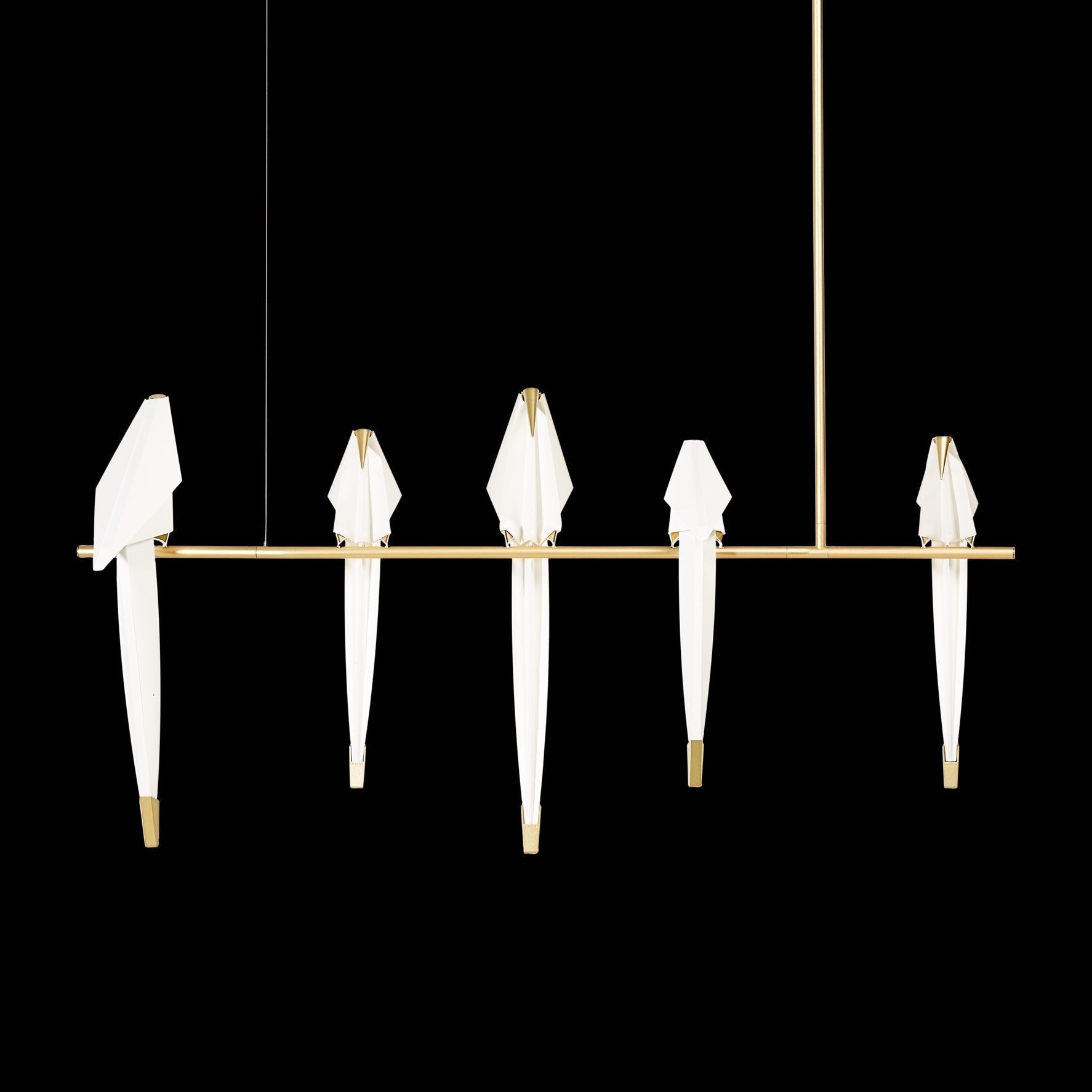 Lustra Chandelier Grue en Papier Sculpturale LED - Neutralighting