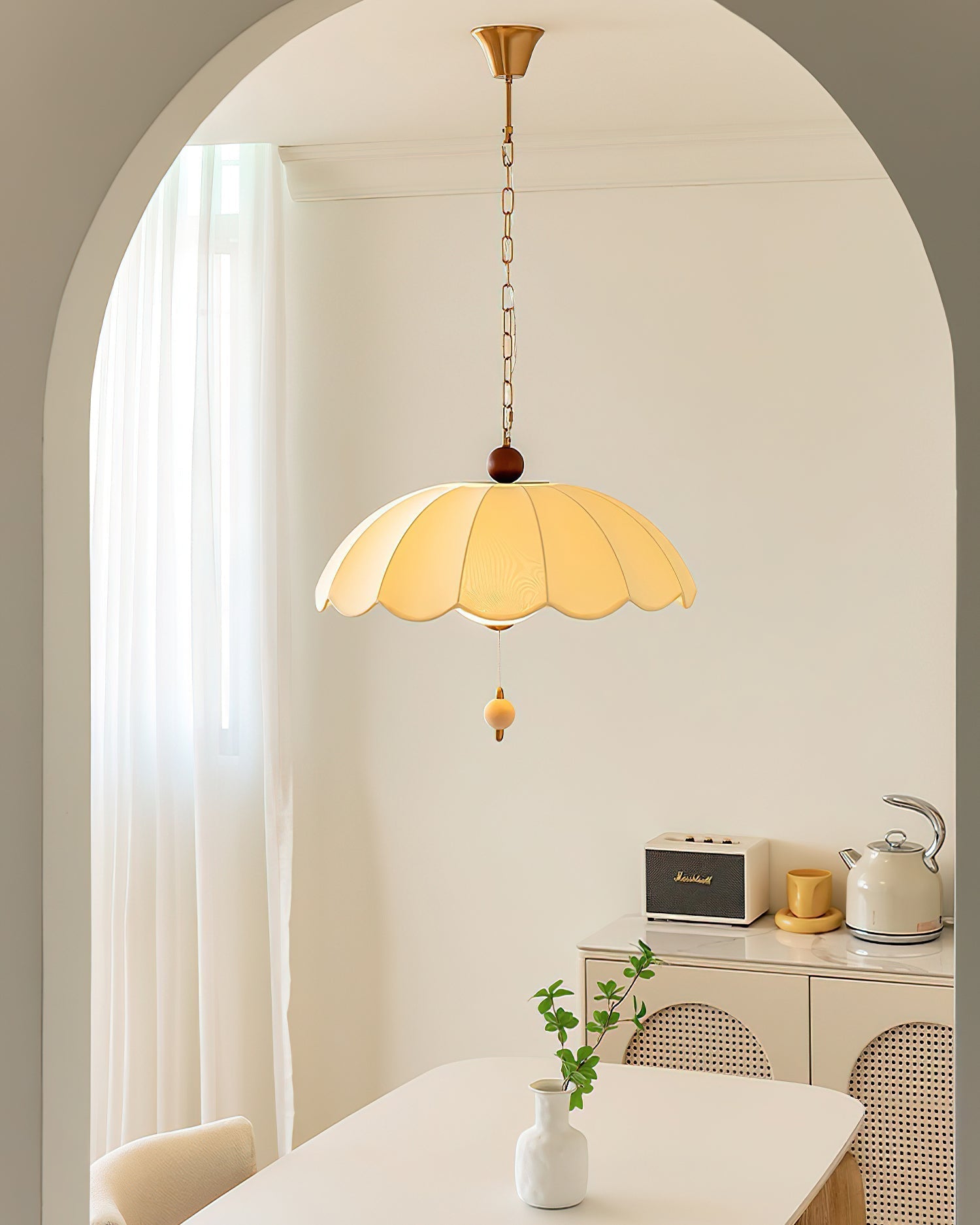 Paralune Pendant Lamp Scalloped Romantic Charm - Letslighting
