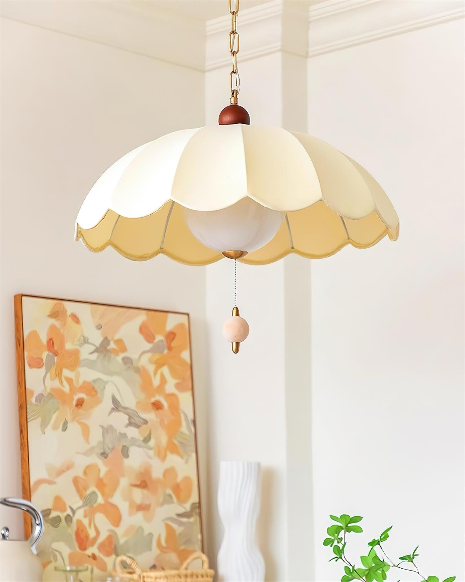 Paralune Pendant Lamp Scalloped Romantic Charm - Letslighting