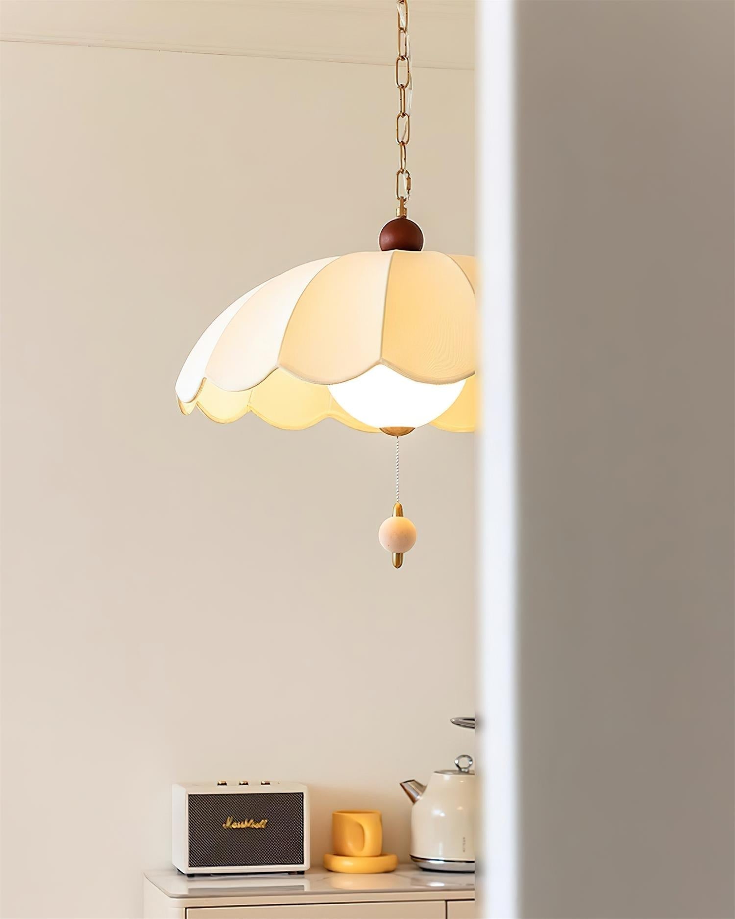 Paralune Pendant Lamp Scalloped Romantic Charm - Letslighting