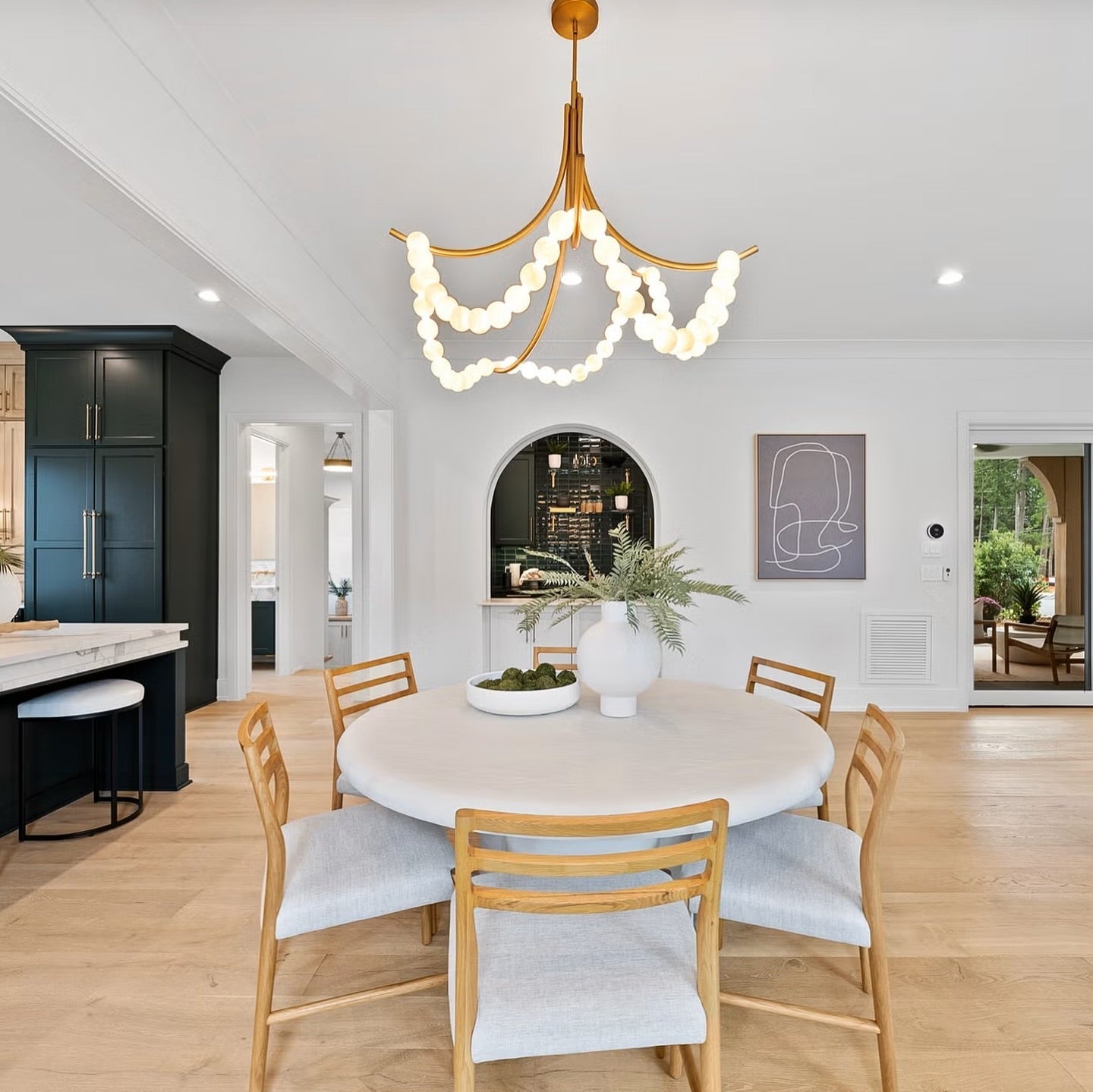 Zavenarae Lustre Nickel Albâtre Art Nordic Premium - Neutralighting
