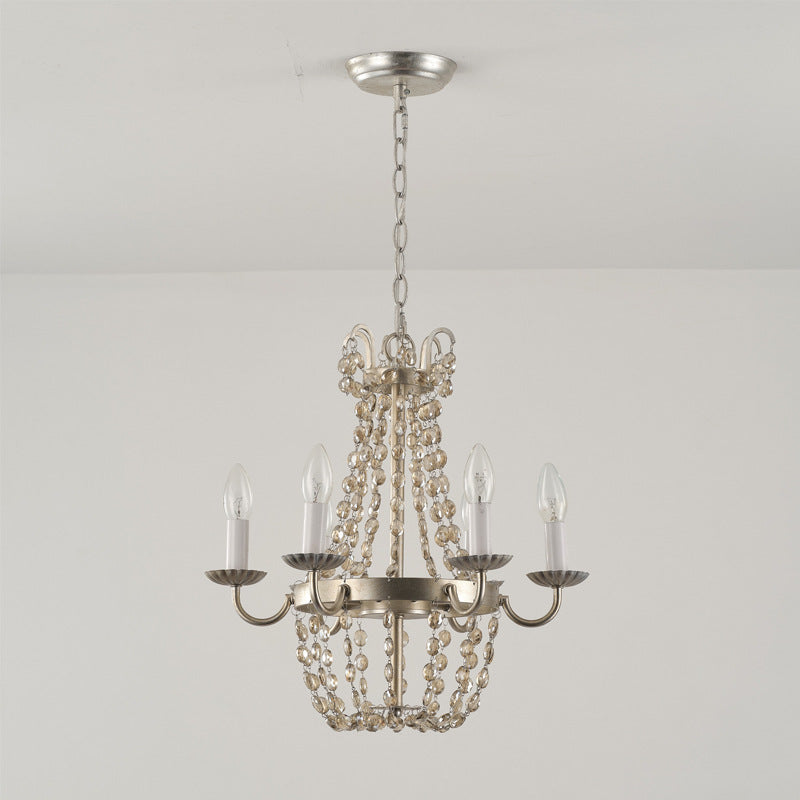 Oraeisra Lustre Cristal Marché Aux Puces Vintage - Neutralighting