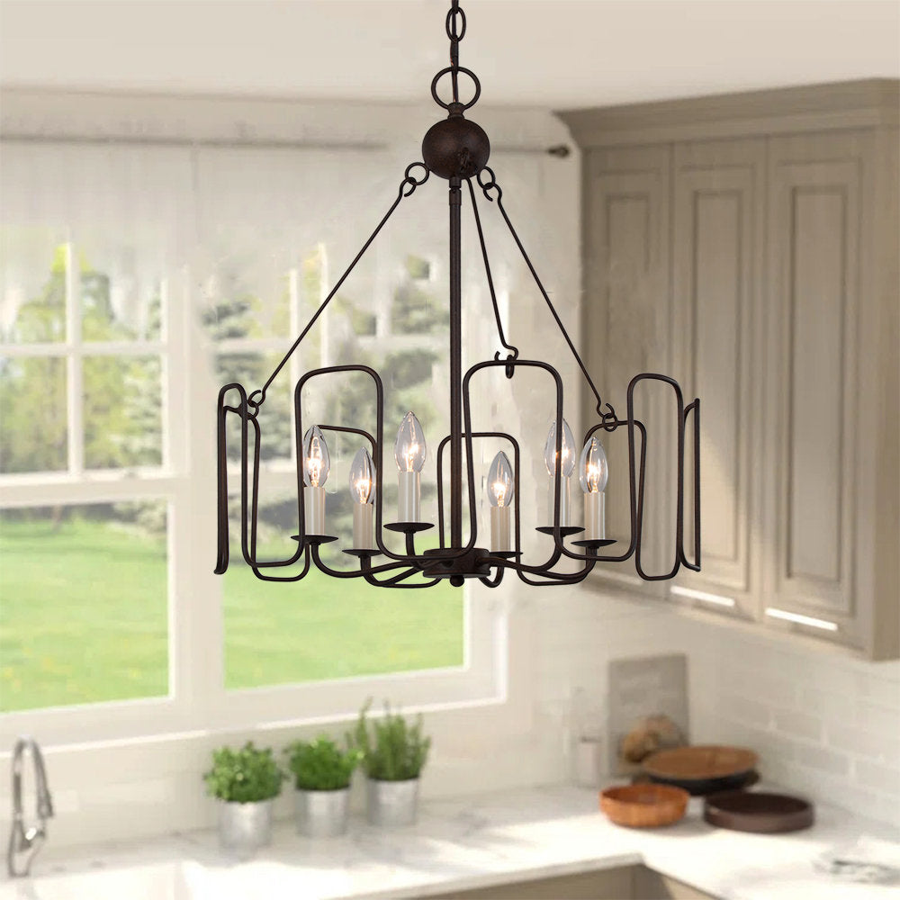 Cocaryra Lustre Métal Industriel Vintage - Neutralighting