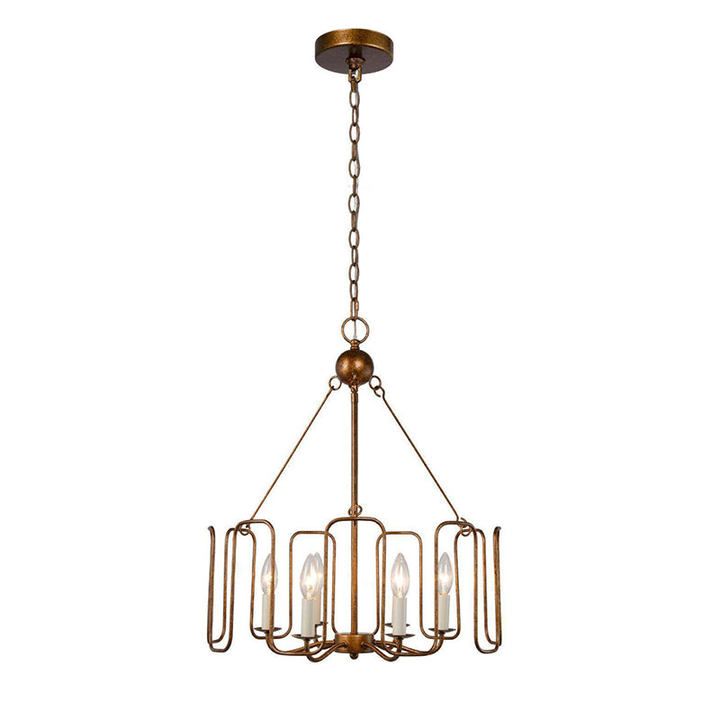 Cocaryra Lustre Métal Industriel Vintage - Neutralighting