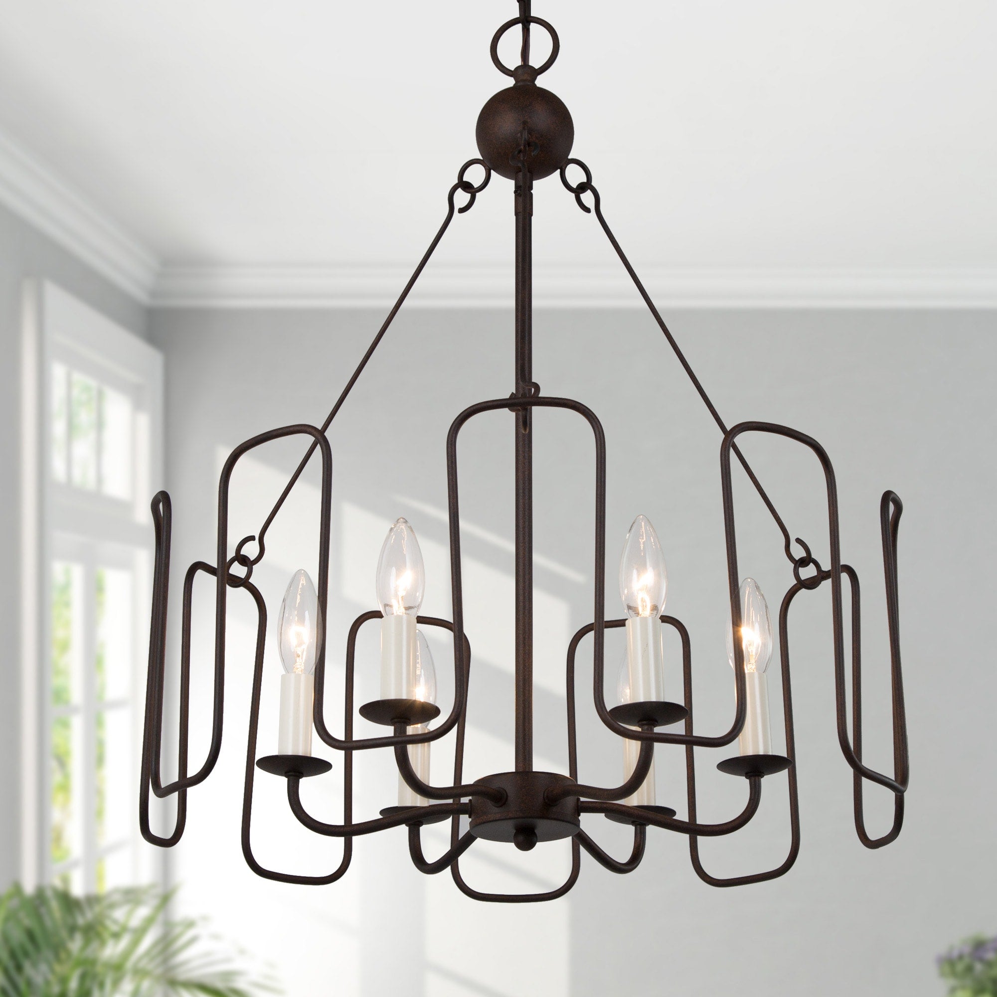 Cocaryra Lustre Métal Industriel Vintage - Neutralighting