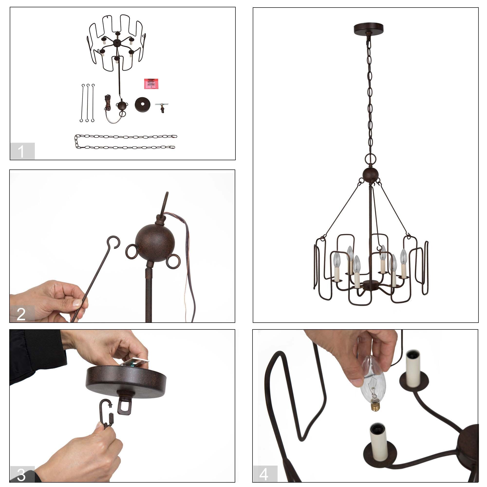 Cocaryra Lustre Métal Industriel Vintage - Neutralighting
