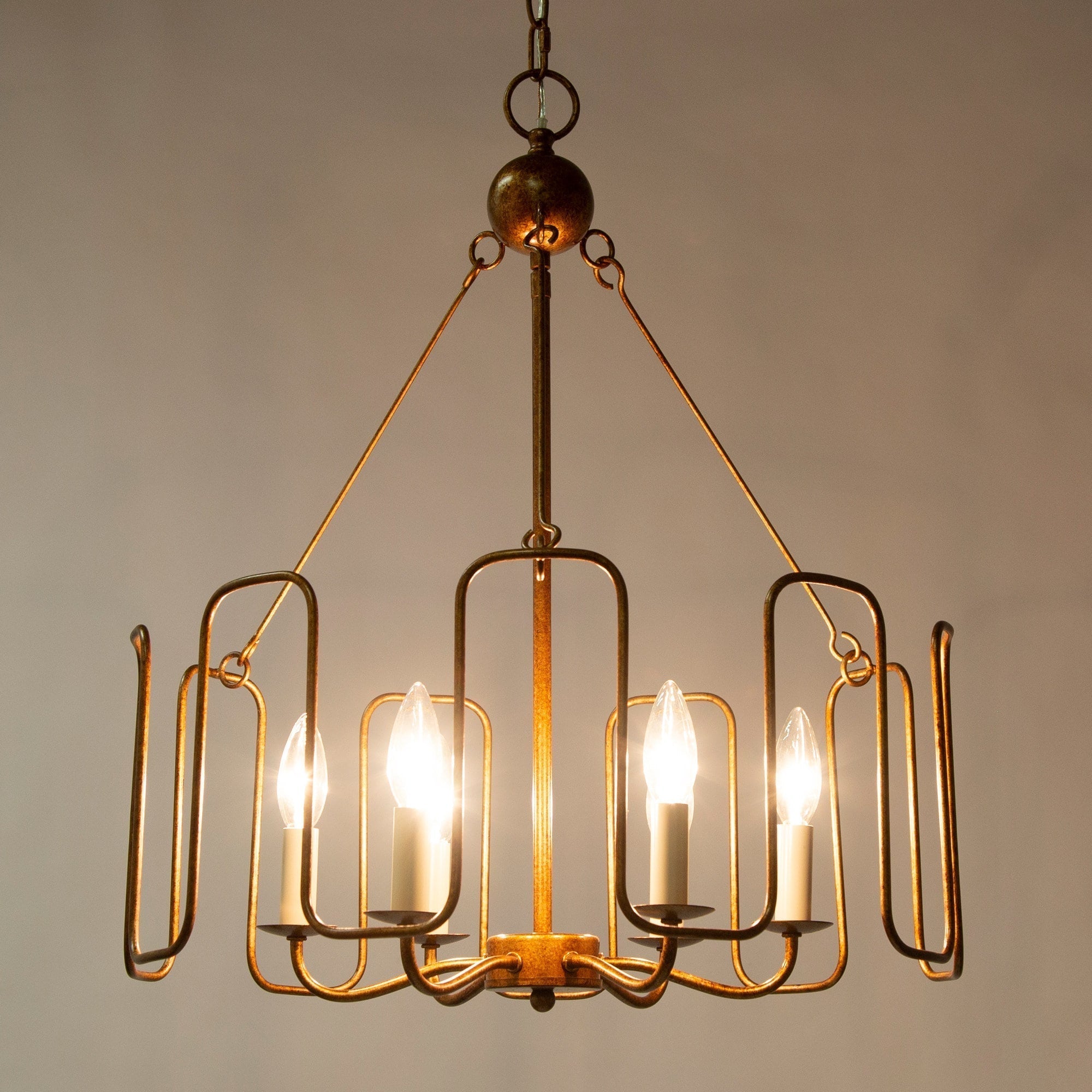 Cocaryra Lustre Métal Industriel Vintage - Neutralighting