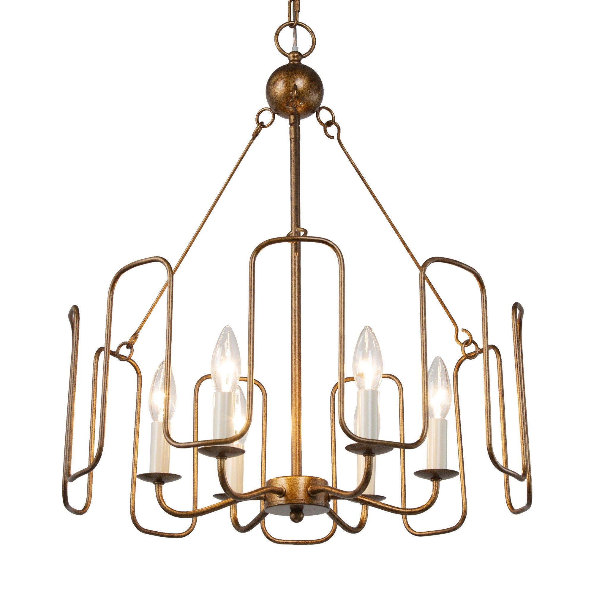 Cocaryra Lustre Métal Industriel Vintage - Neutralighting