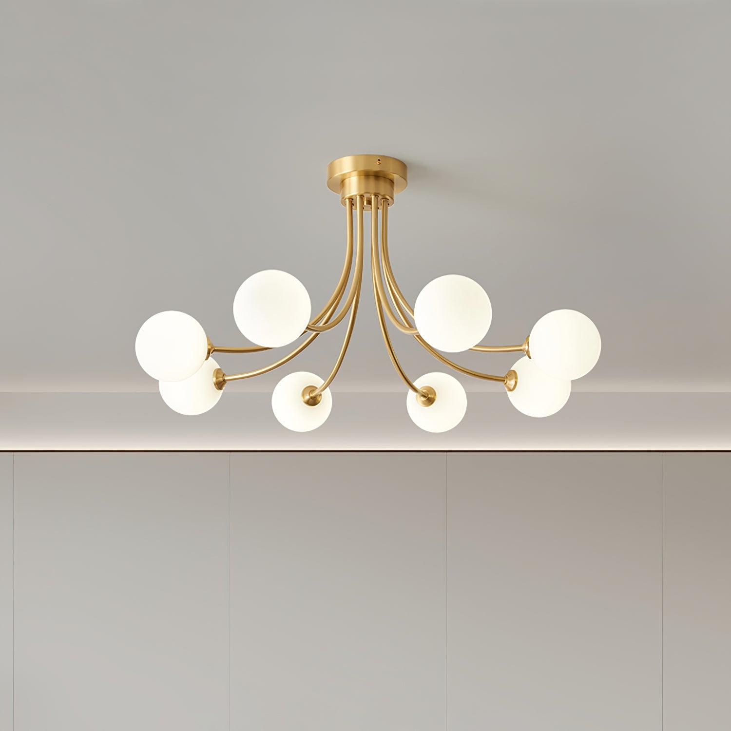 Arvo Plafonnier Moderne Élégant en Laiton - Neutralighting