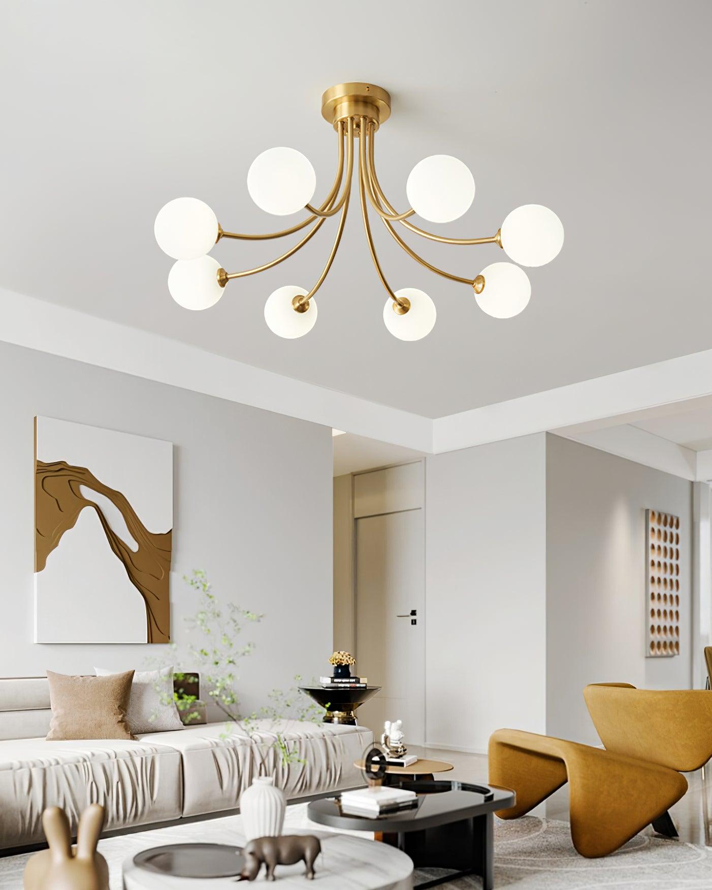 Arvo Plafonnier Moderne Élégant en Laiton - Neutralighting