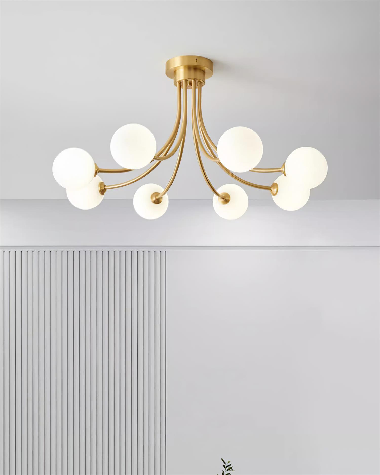 Arvo Plafonnier Moderne Élégant en Laiton - Neutralighting