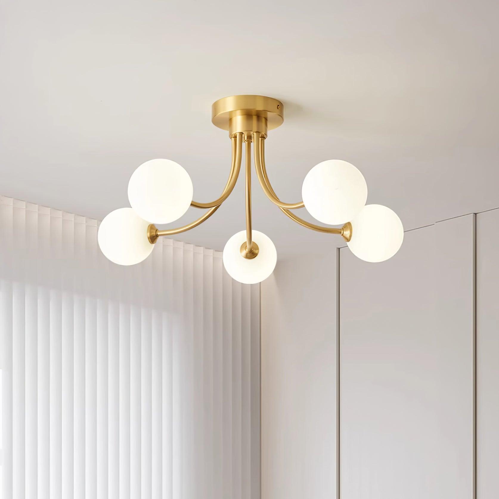 Arvo Plafonnier Moderne Élégant en Laiton - Neutralighting