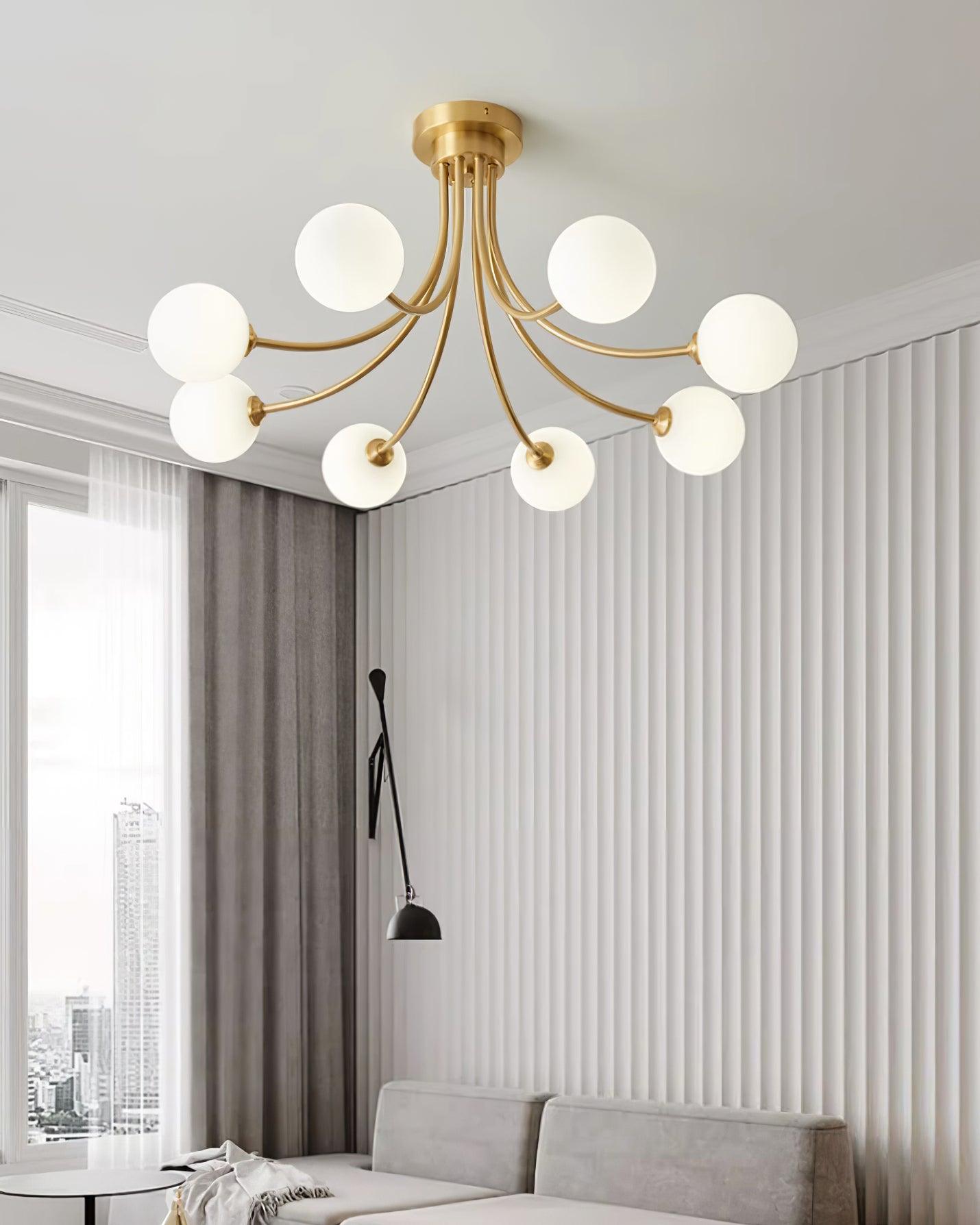 Arvo Plafonnier Moderne Élégant en Laiton - Neutralighting