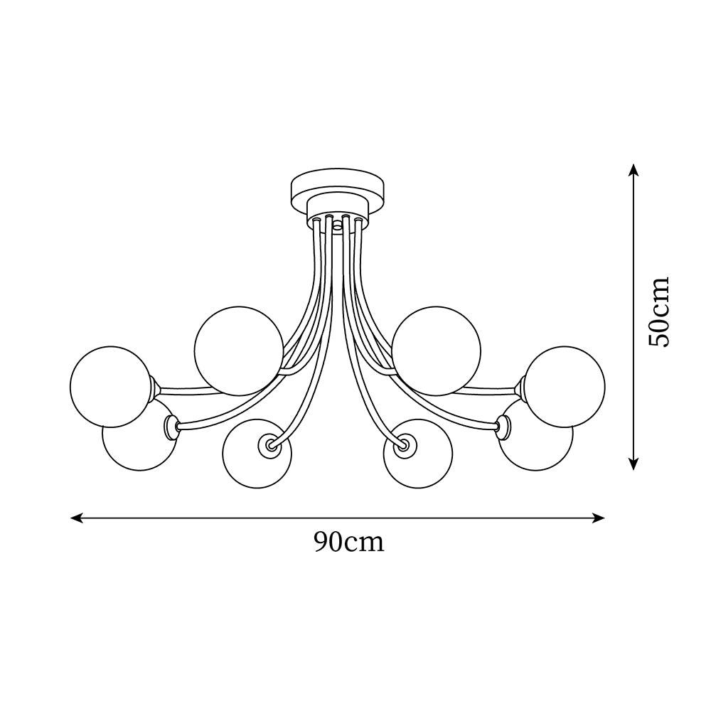 Arvo Plafonnier Moderne Élégant en Laiton - Neutralighting