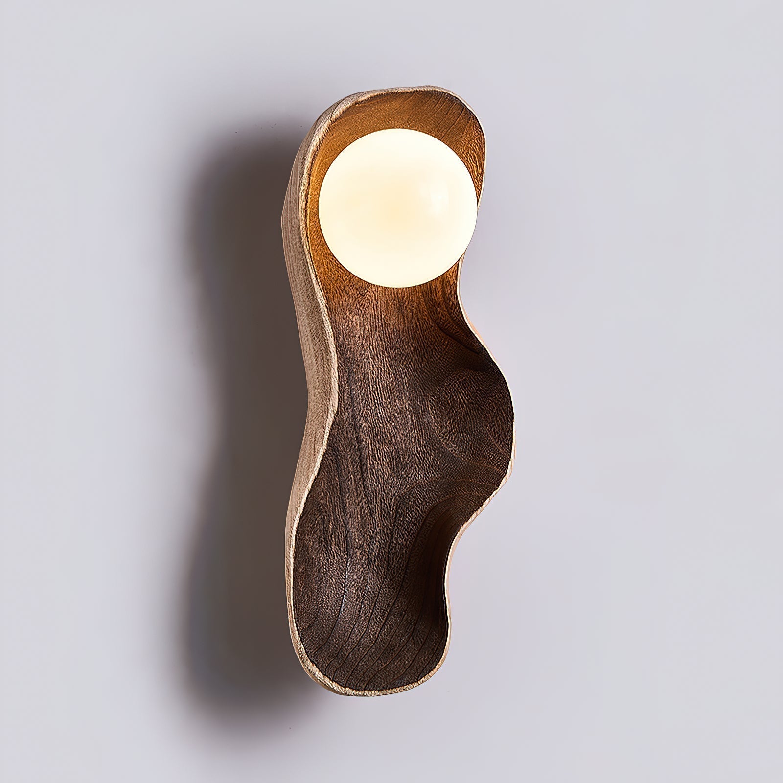 Evshaia Individual Creativity Pea Wooden Glass Wall Lamp - Lamp Copper
