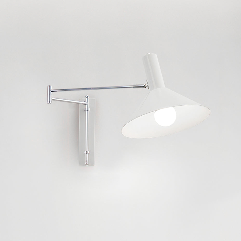 Lira Applique Murale Bras Ajustable Abat-jour Rouge - Neutralighting