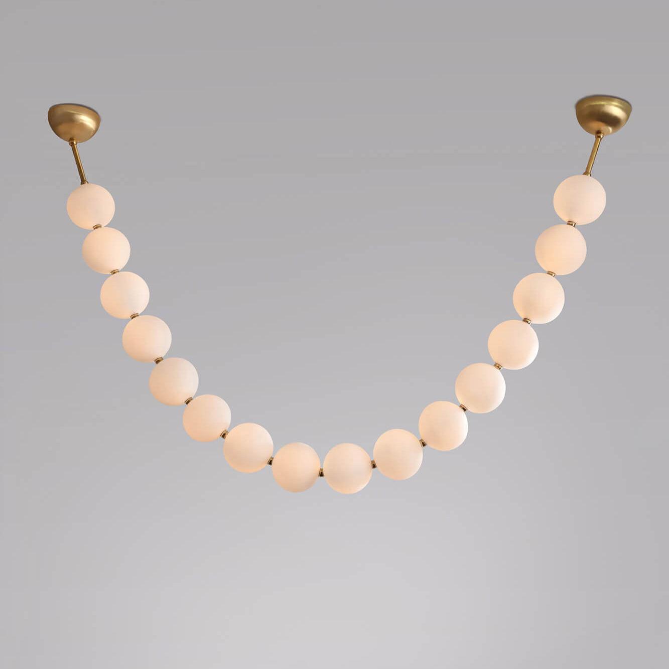 Petal Chandelier Collier de Perles Luxueux - Neutralighting