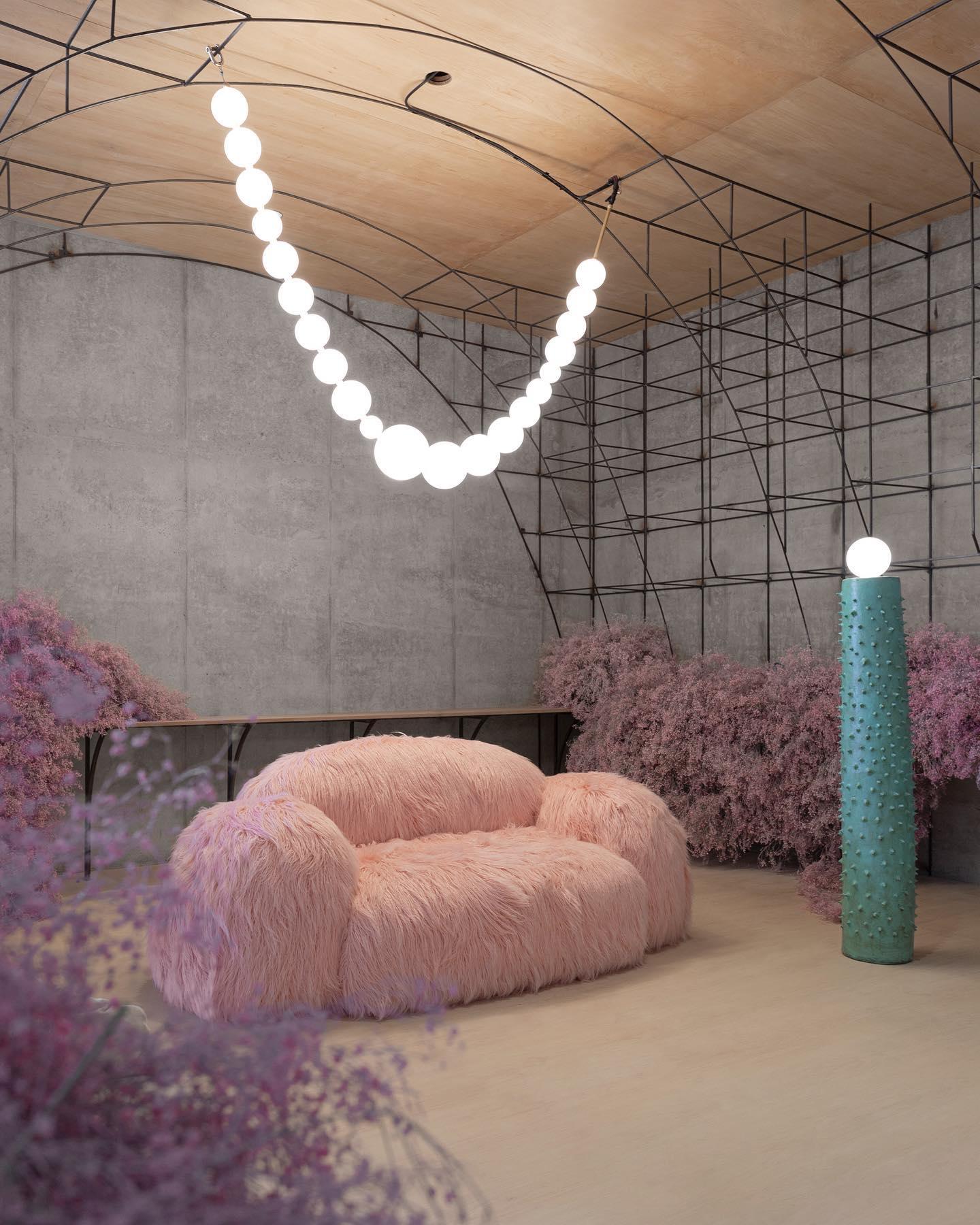 Petal Chandelier Collier de Perles Luxueux - Neutralighting