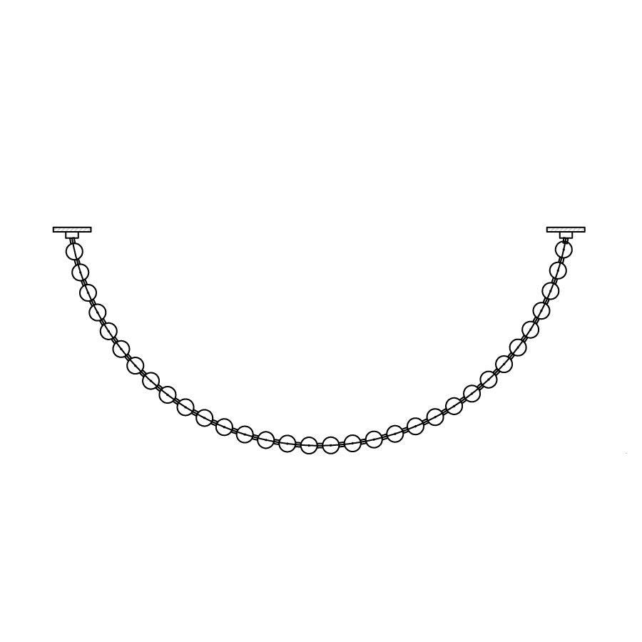 Petal Chandelier Collier de Perles Luxueux - Neutralighting