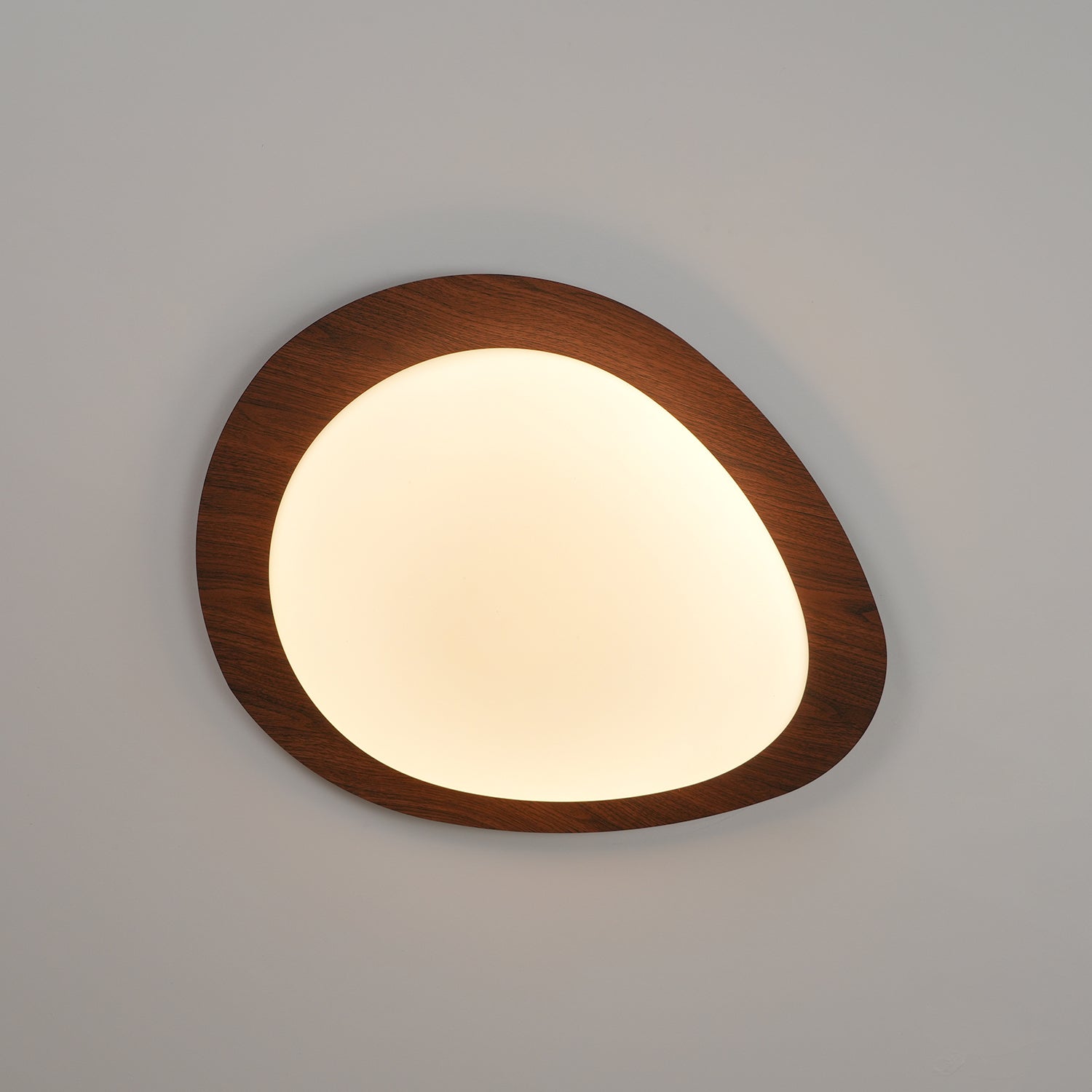 Quisti Plafonnier Galet Design Moderne Bois