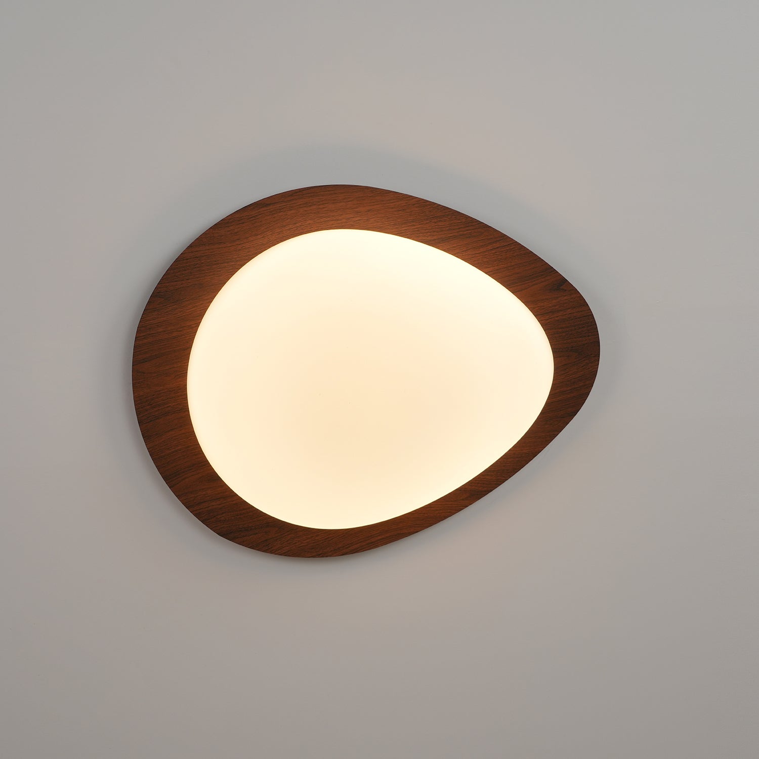 Quisti Plafonnier Galet Design Moderne Bois