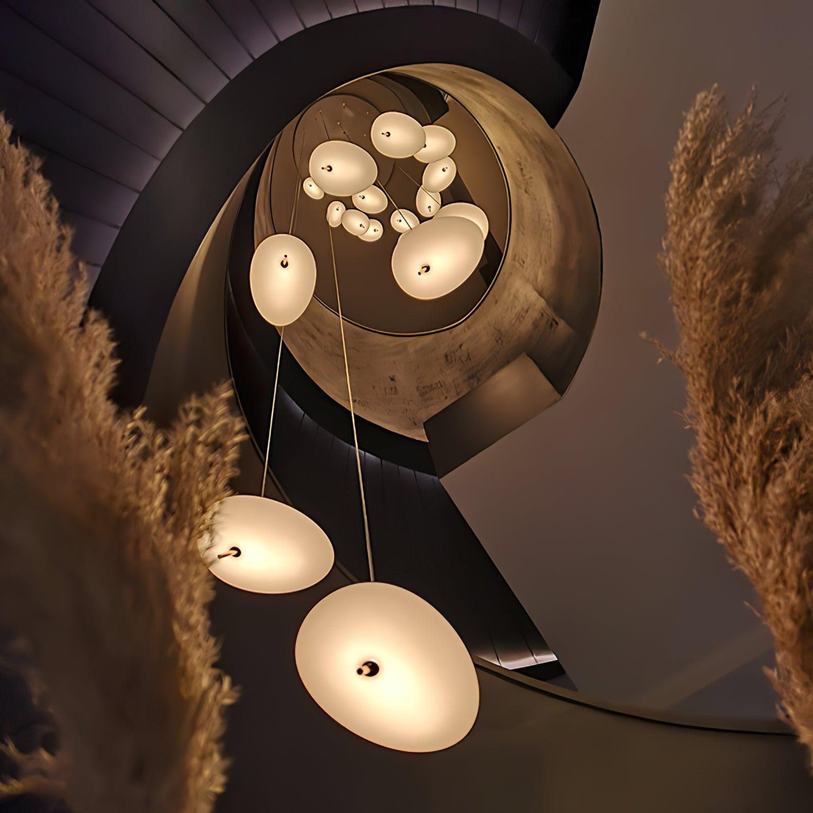 Nebula Lustre Suspendu Moderne En Verre - Neutralighting