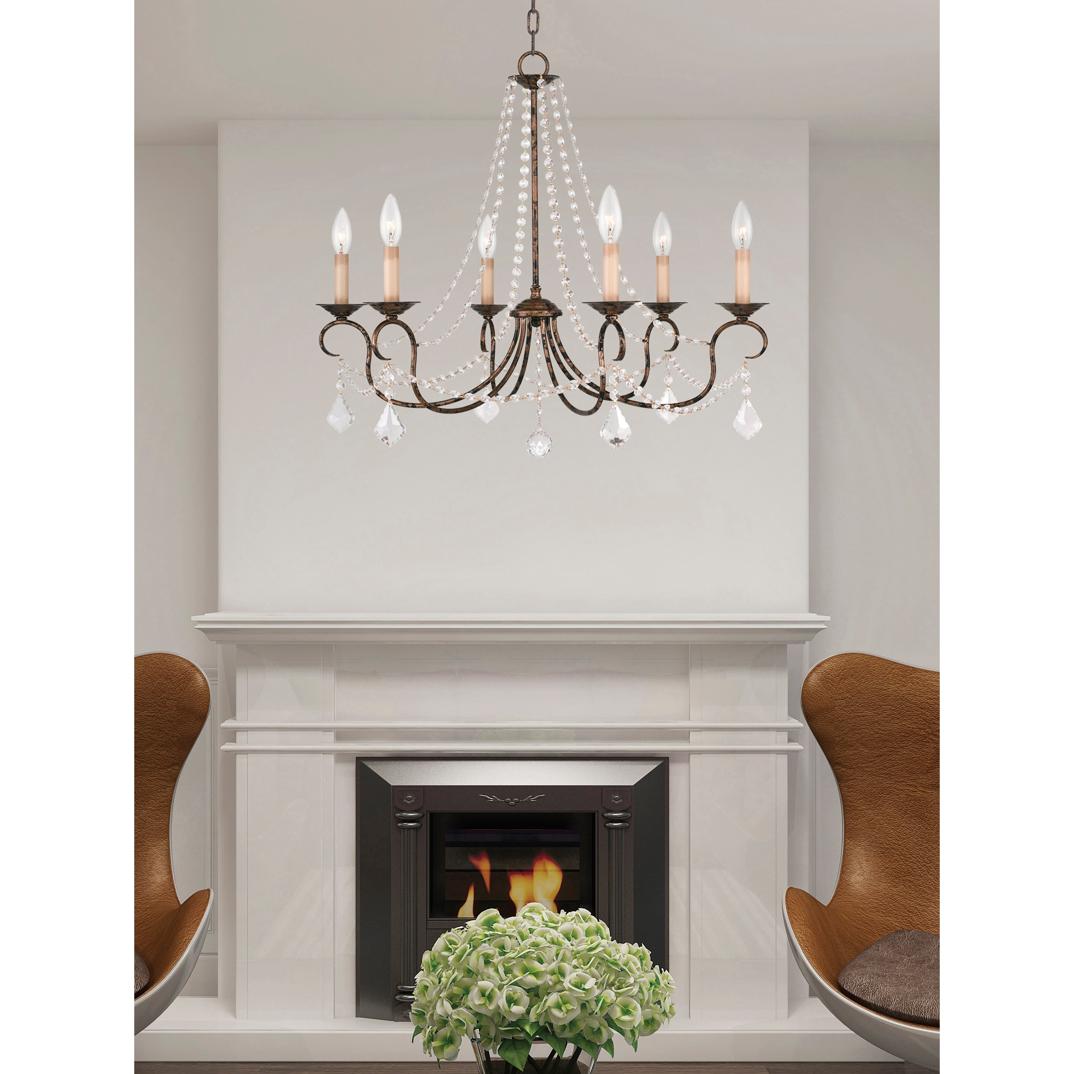 Mysorarae Postmodern Luxury Brass Crystal Chandelier - Lamp Copper