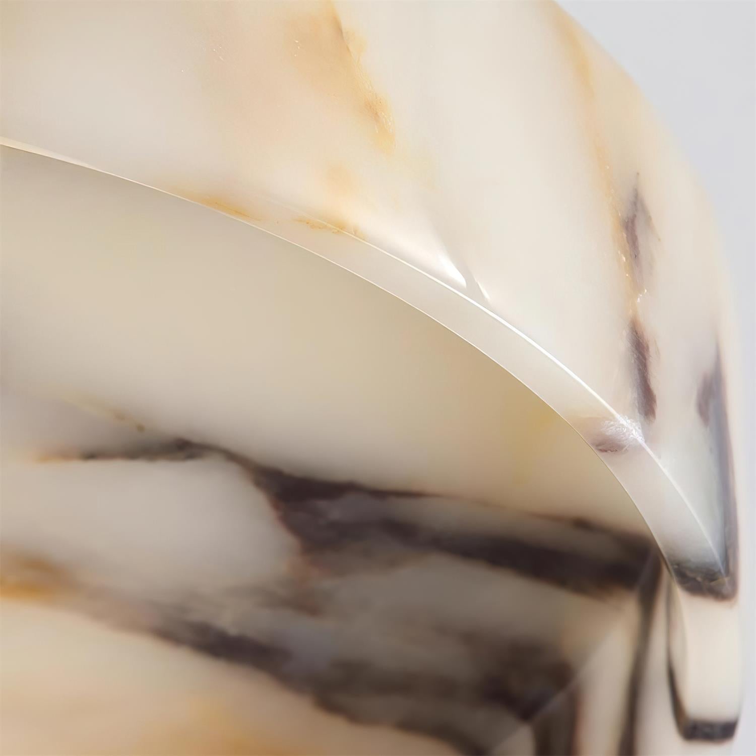 Penta Applique Murale Sculpturale en Pierre Élégante - Neutralighting