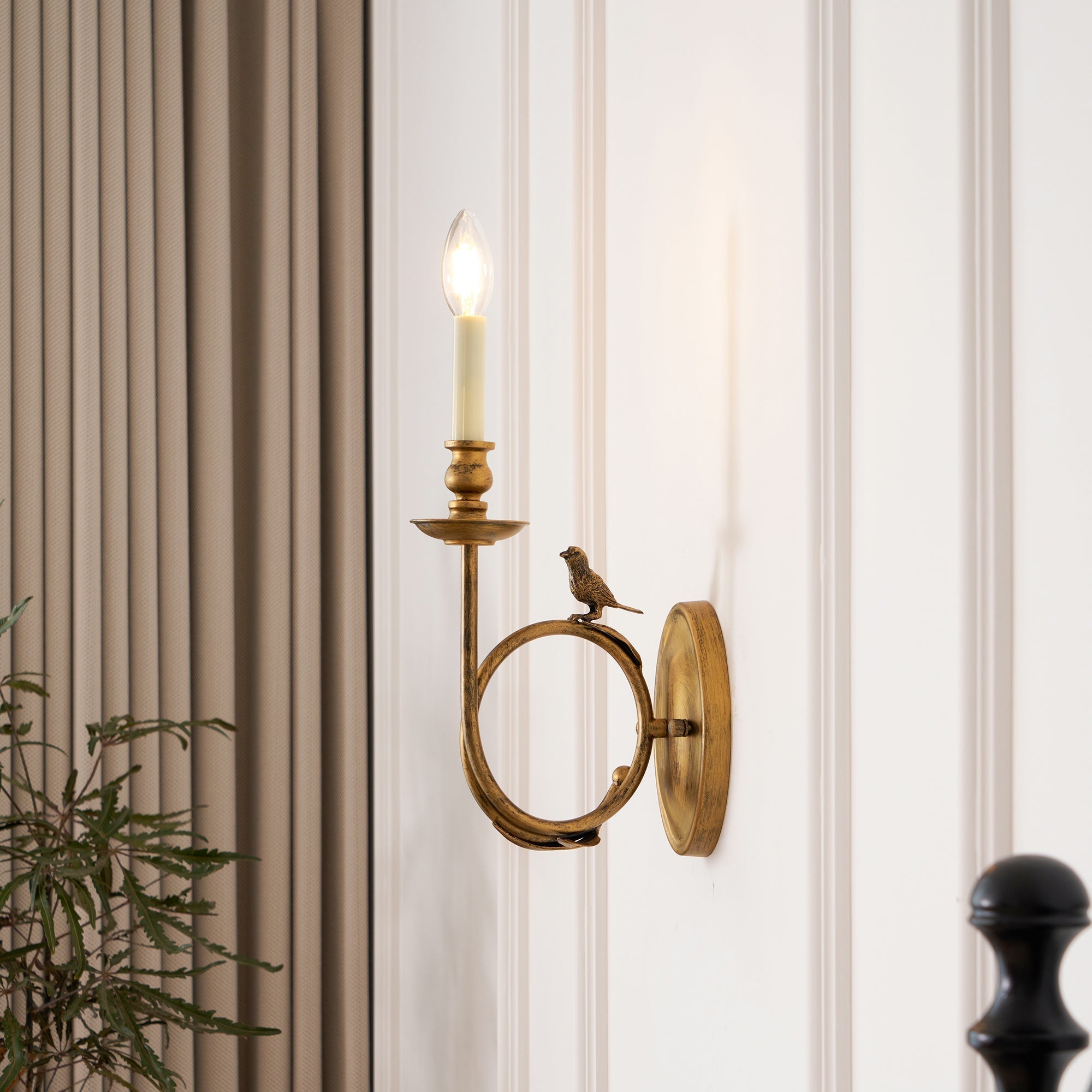 Amelo Applique Murale Intérieure Oiseau Vintage - Neutralighting