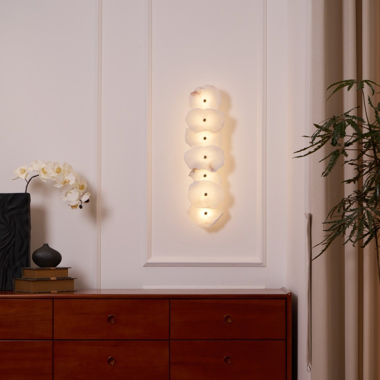 Cevra Applique Murale Fleur en Albâtre - Neutralighting