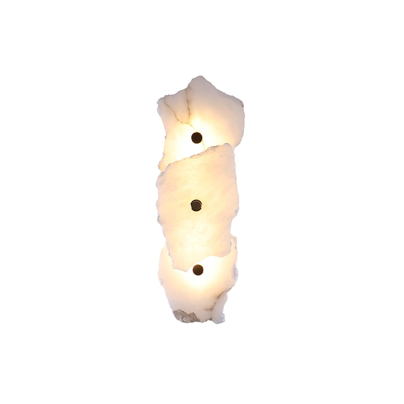 Alaeila Applique Murale en Albâtre avec Rameau Floral - Neutralighting