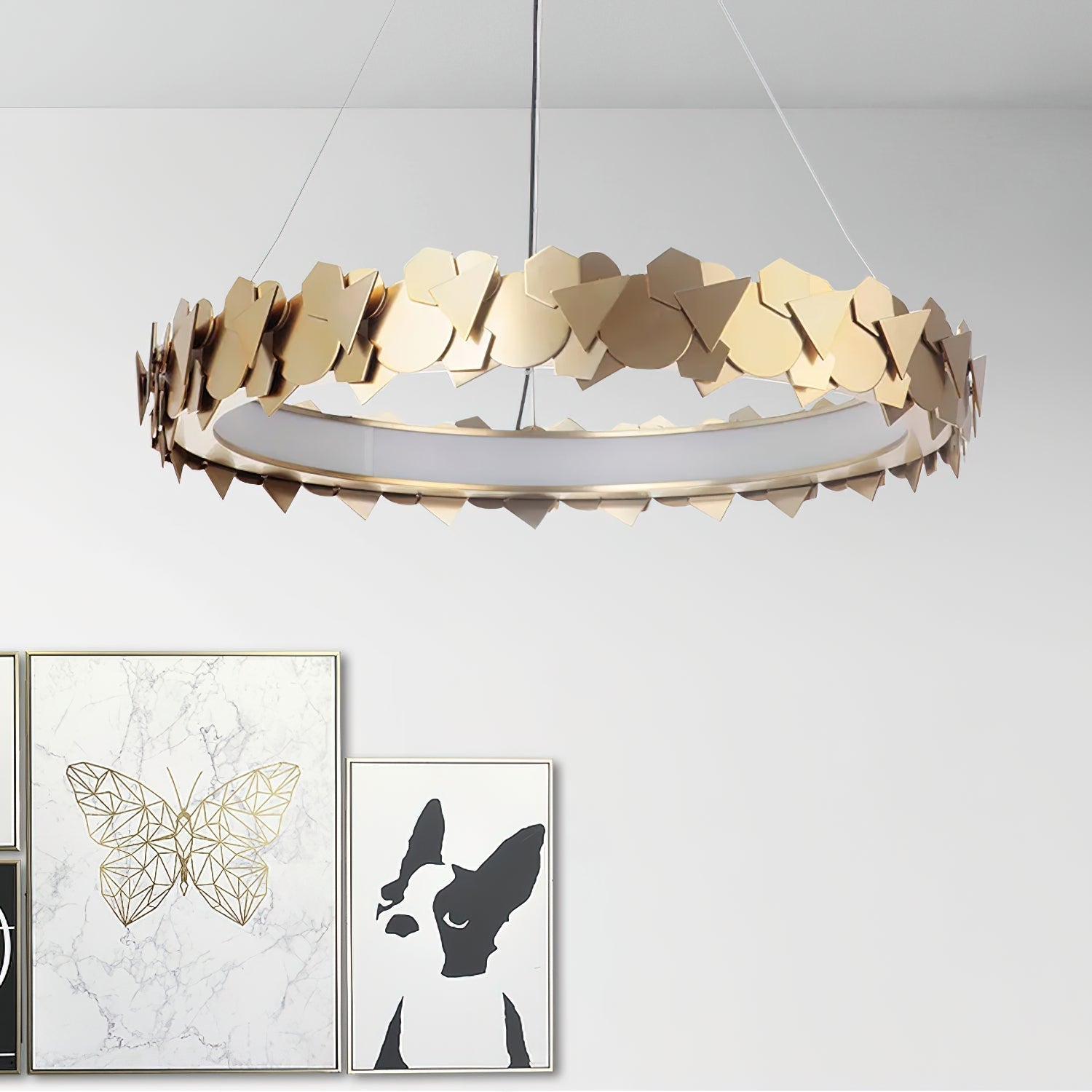 Philomenos Lustre Métal Halo Minimaliste Moderne - Neutralighting