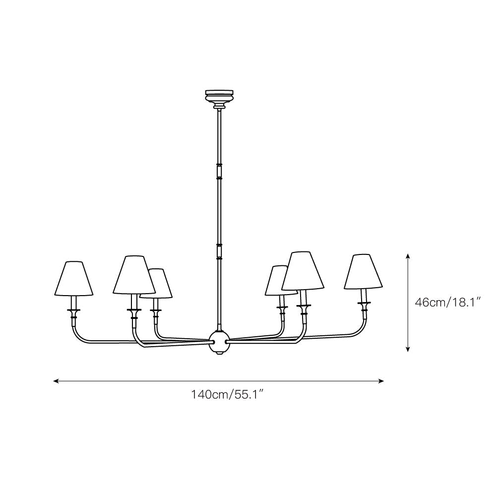 Arthaila Lustre Tissu Grande Industriel Vintage - Neutralighting