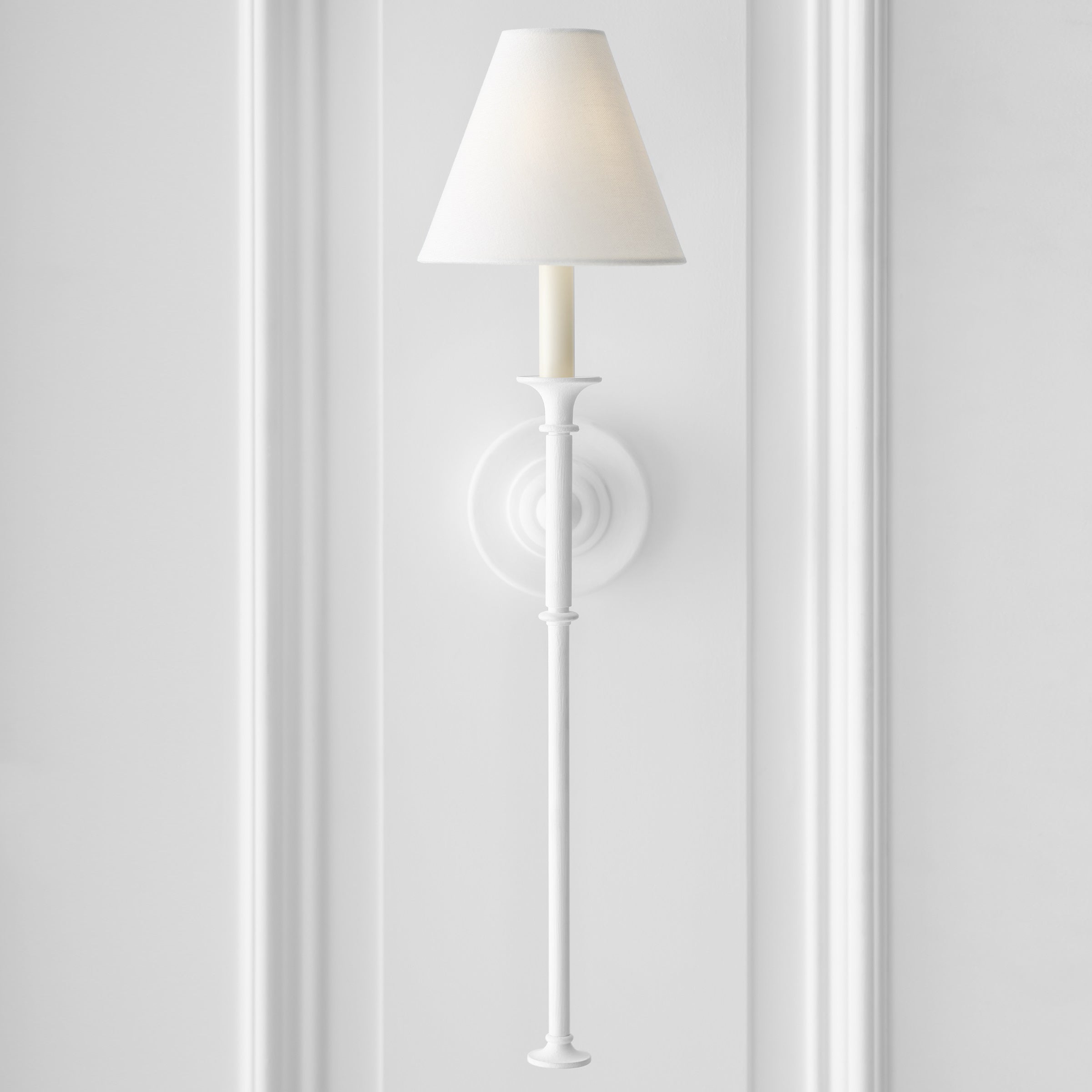 Cygnus Applique Murale Tissu Noir Minimaliste Traditionnelle Moderne - Neutralighting