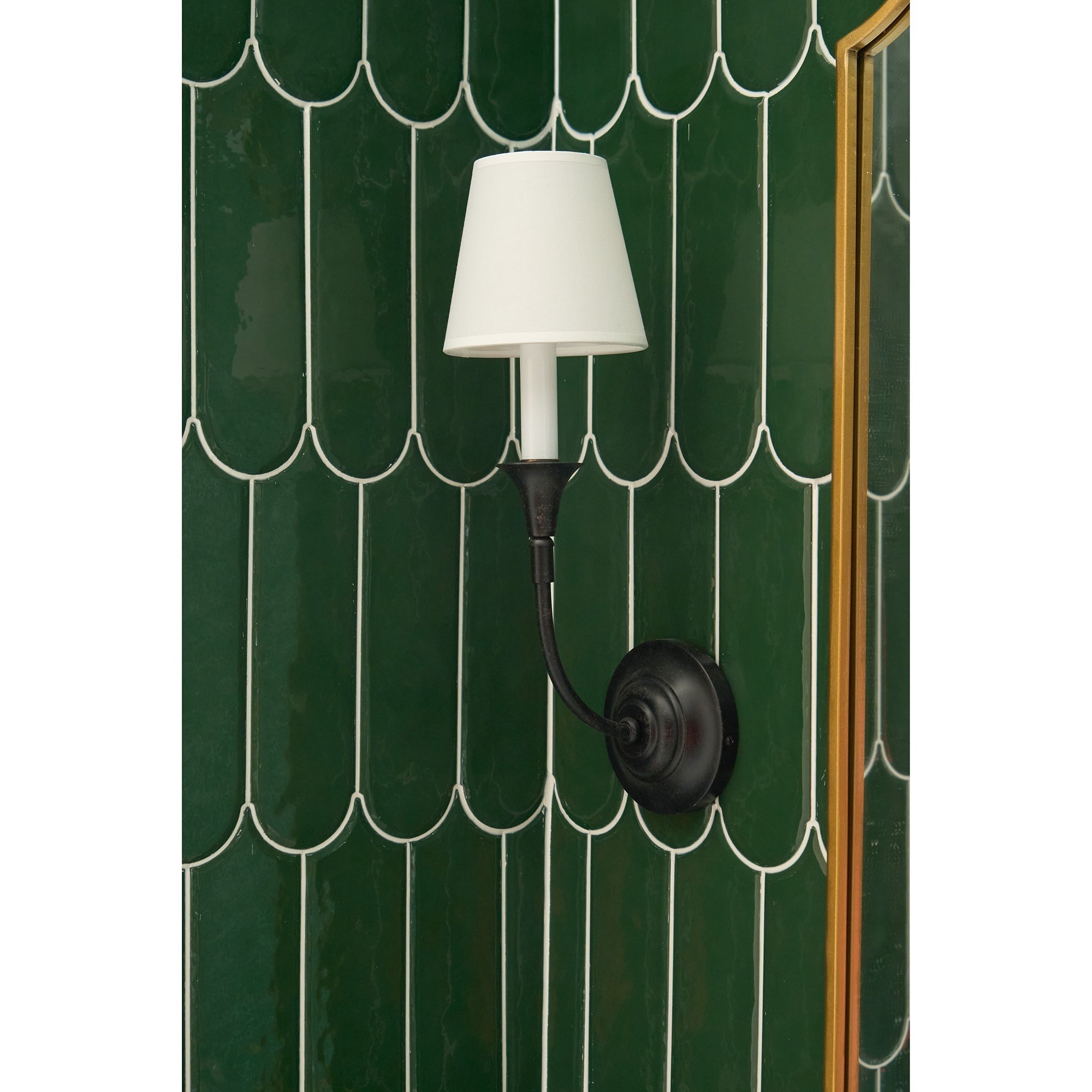 Cygnus Applique Murale Tissu Noir Minimaliste Traditionnelle Moderne - Neutralighting