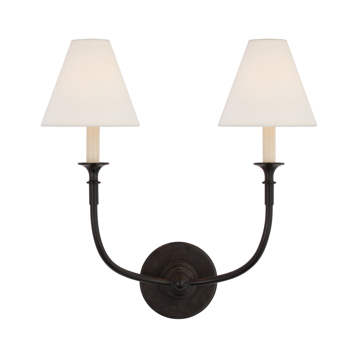 Cygnus Applique Murale Tissu Noir Minimaliste Traditionnelle Moderne - Neutralighting