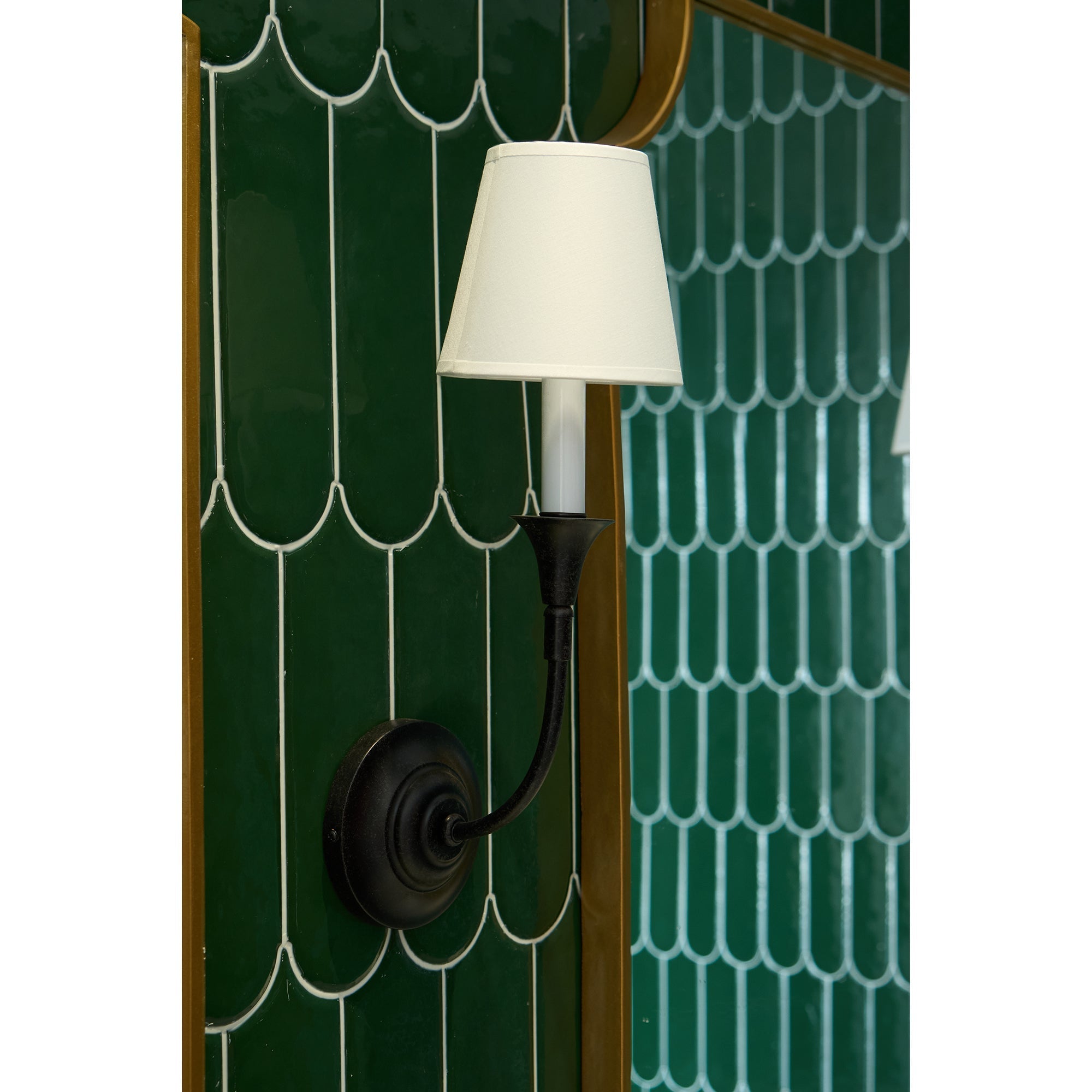 Cygnus Applique Murale Tissu Noir Minimaliste Traditionnelle Moderne - Neutralighting