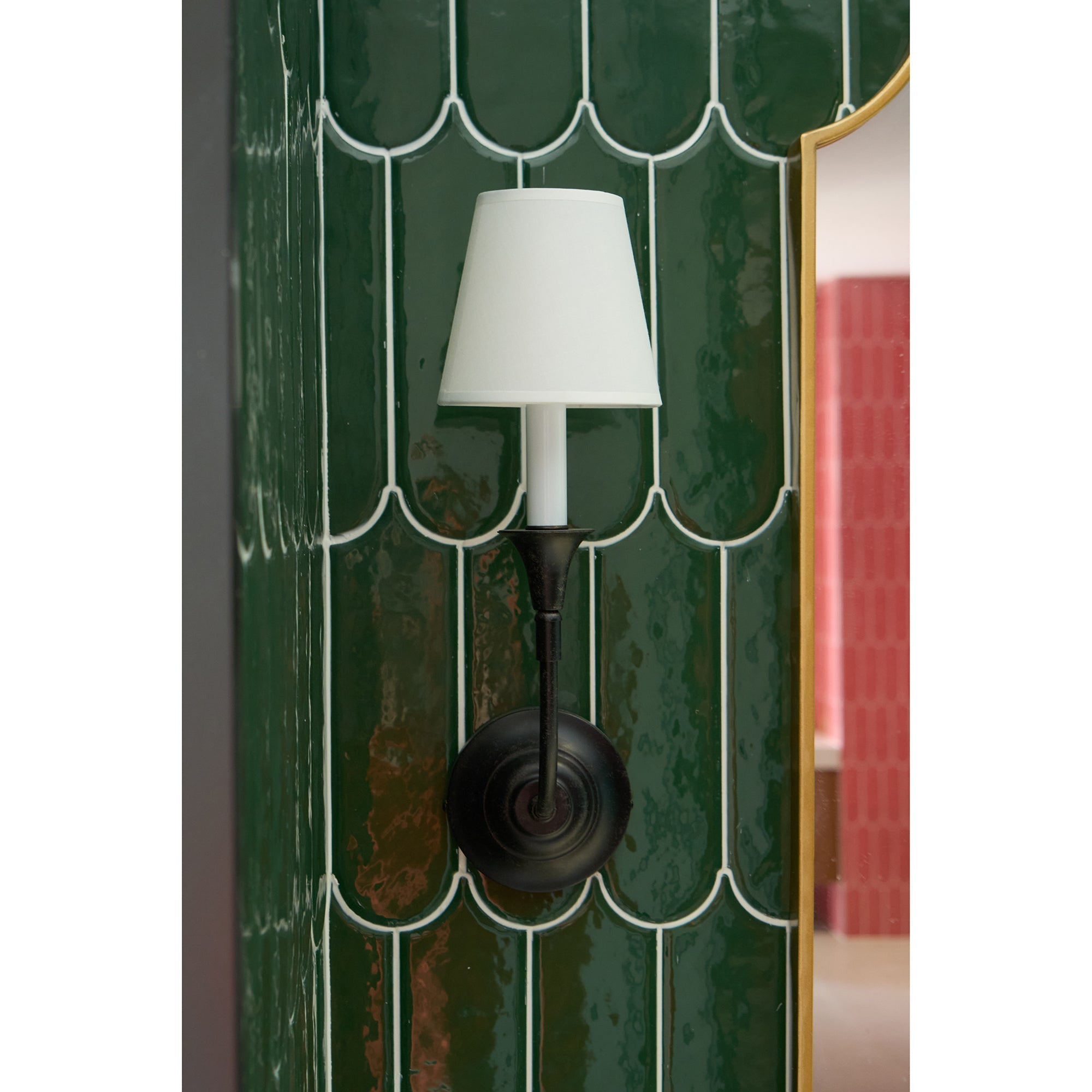Cygnus Applique Murale Tissu Noir Minimaliste Traditionnelle Moderne - Neutralighting