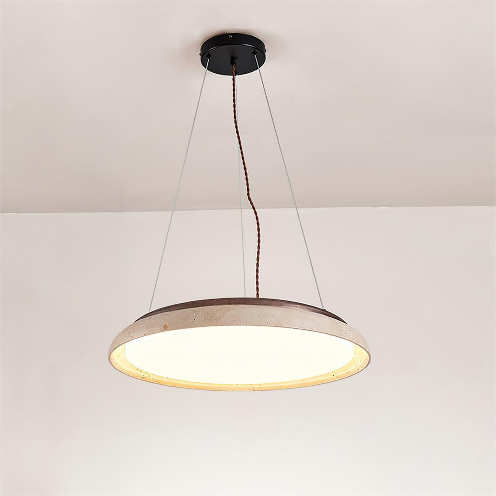 Ritta Lampe Pendante Moderne Travertin - Neutralighting