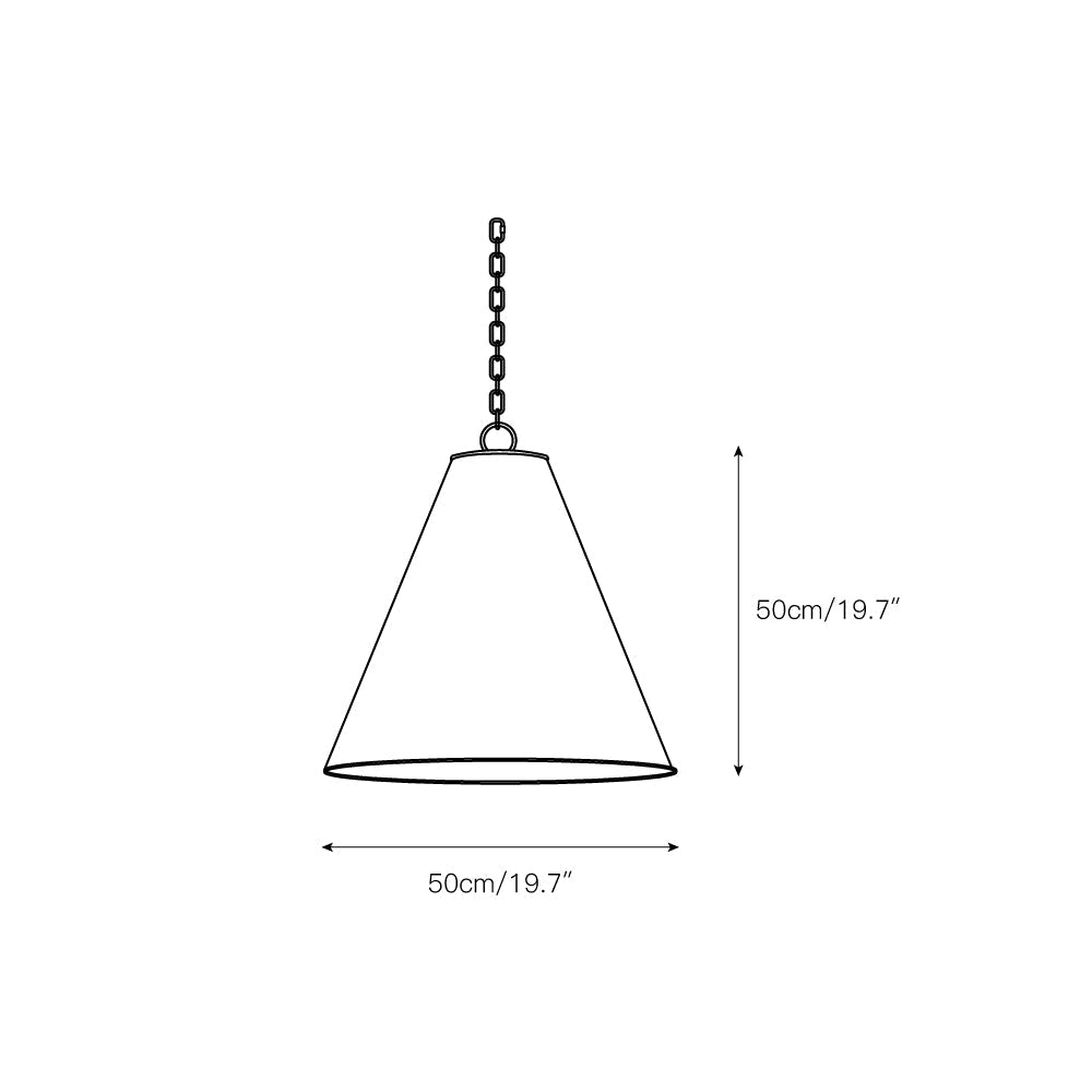 Eursorion Modern Minimalist Metal Pendant Light - Lamp Copper