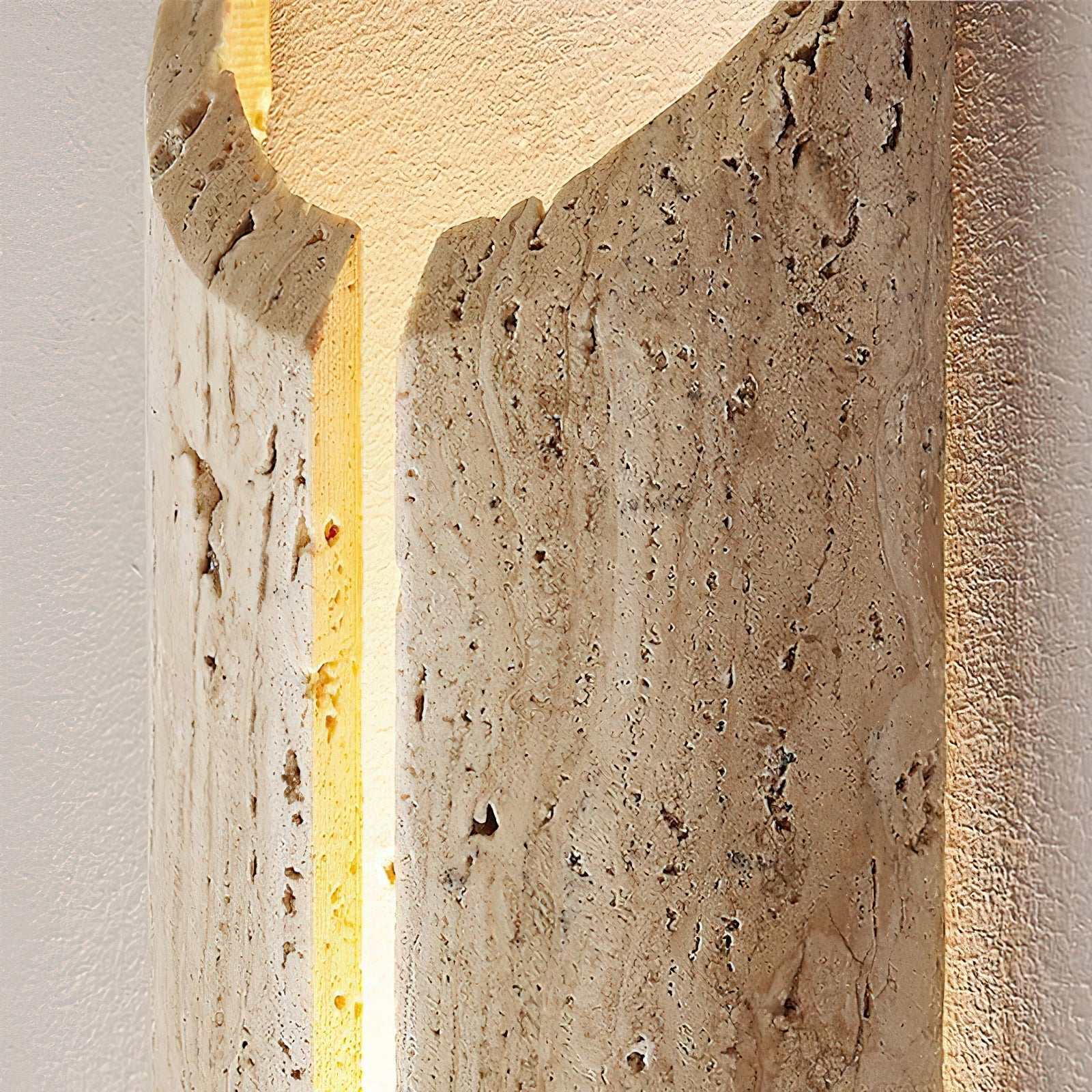 Olnorila Modern Minimalist Travertine Wall Lamp - Lamp Copper