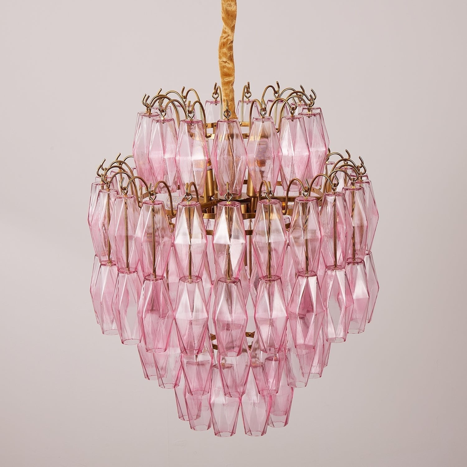 Aurora Lustre Rose Murano Verre Superposé Glamour - Neutralighting