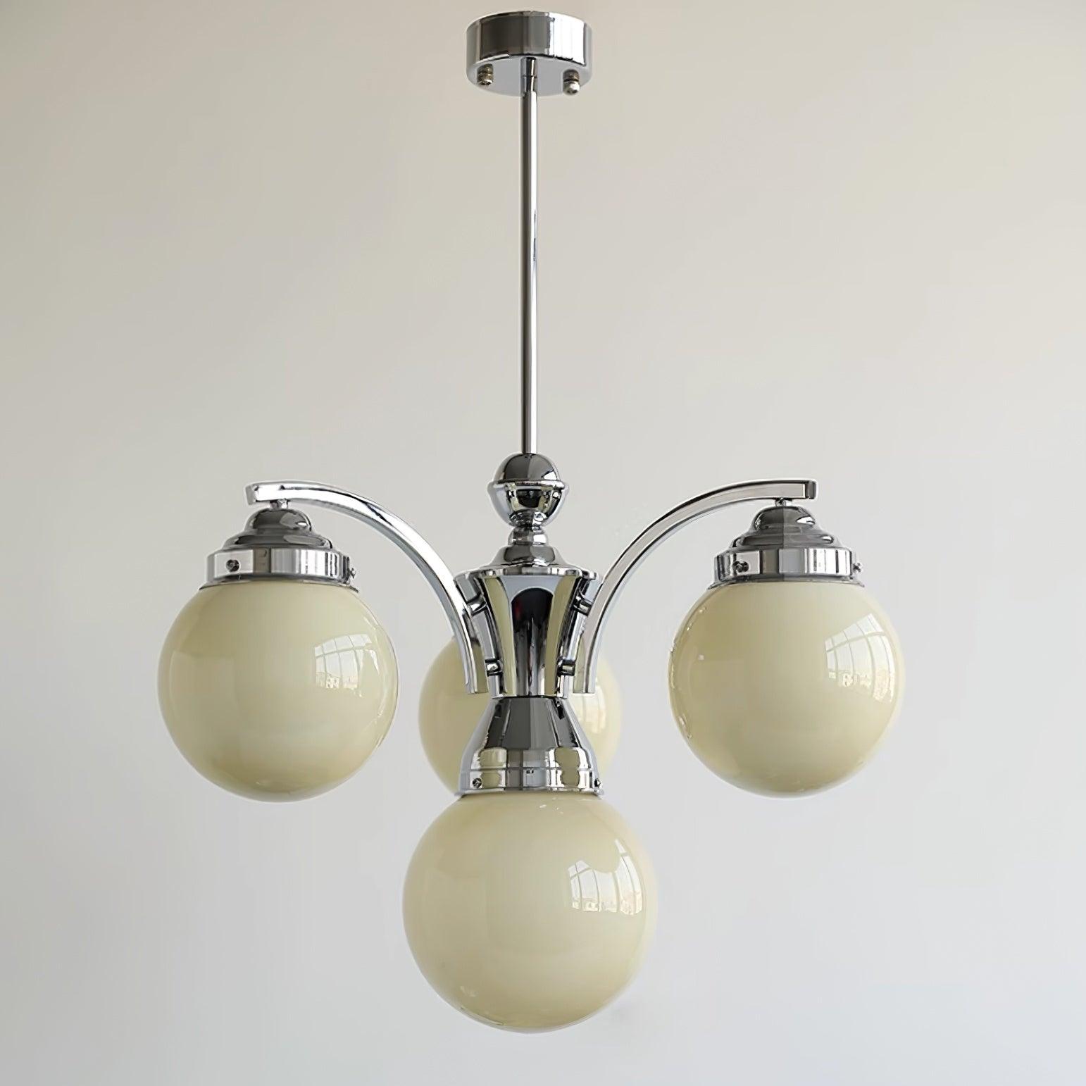 Salamanca Lustre Verre Chrome Élégant - Neutralighting