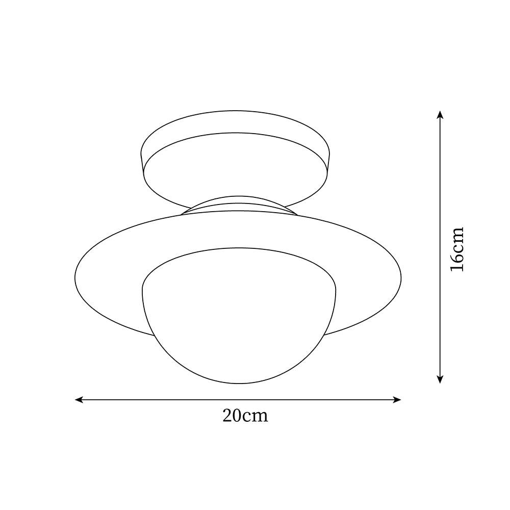 Zephora Plafonnier Moderne en Verre Ludique - Neutralighting